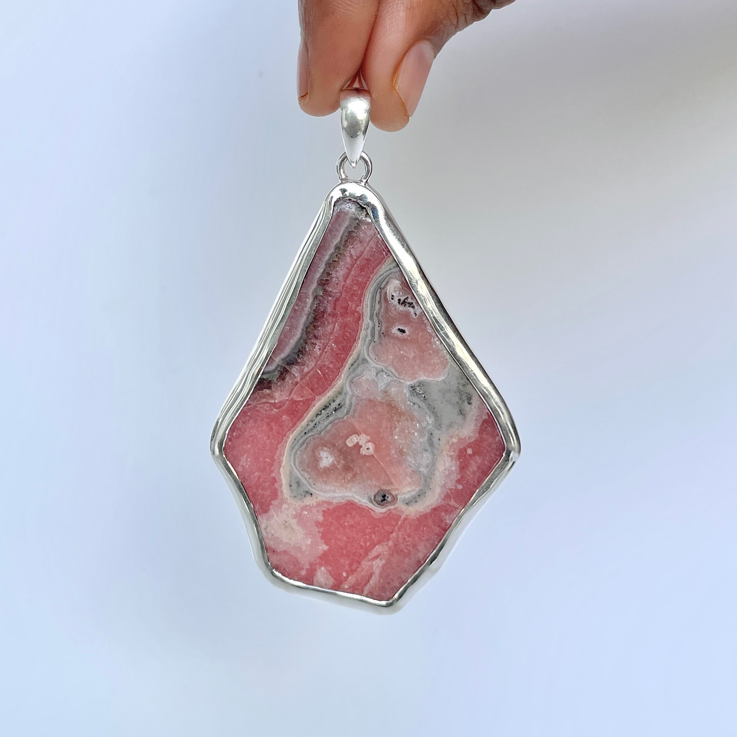 Rhodochrosite Pendant-(RDC-P-224.)