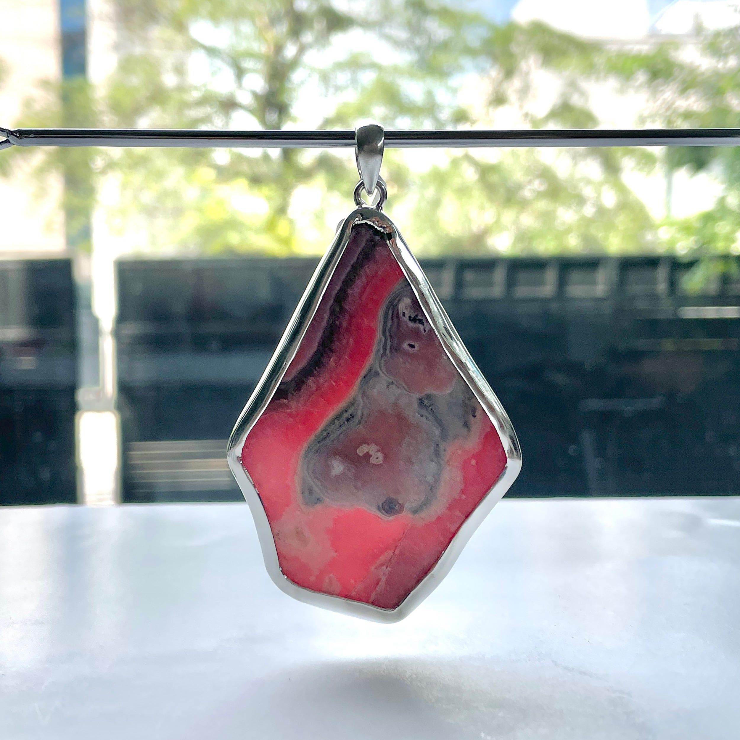 Rhodochrosite Pendant-(RDC-P-224.)