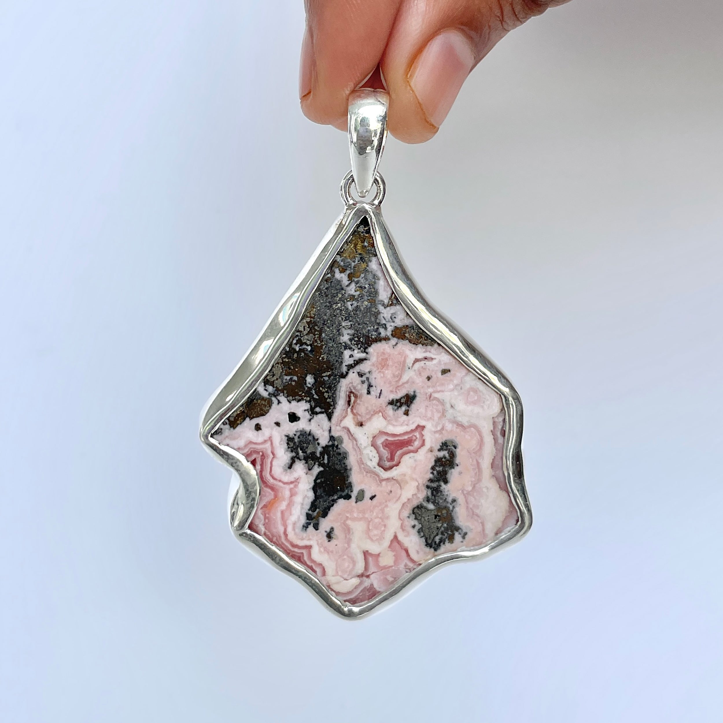 Rhodochrosite Pendant-(RDC-P-226.)