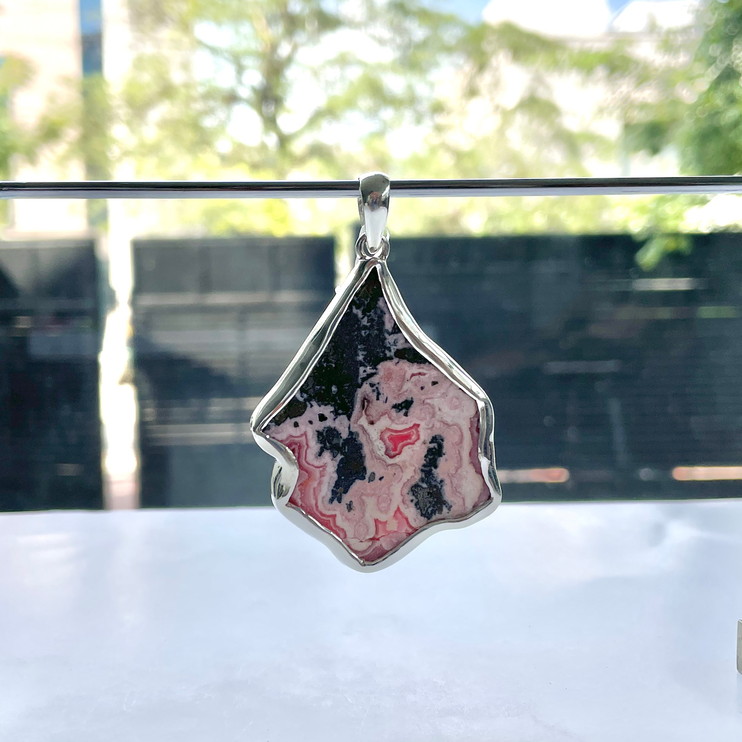 Rhodochrosite Pendant-(RDC-P-226.)