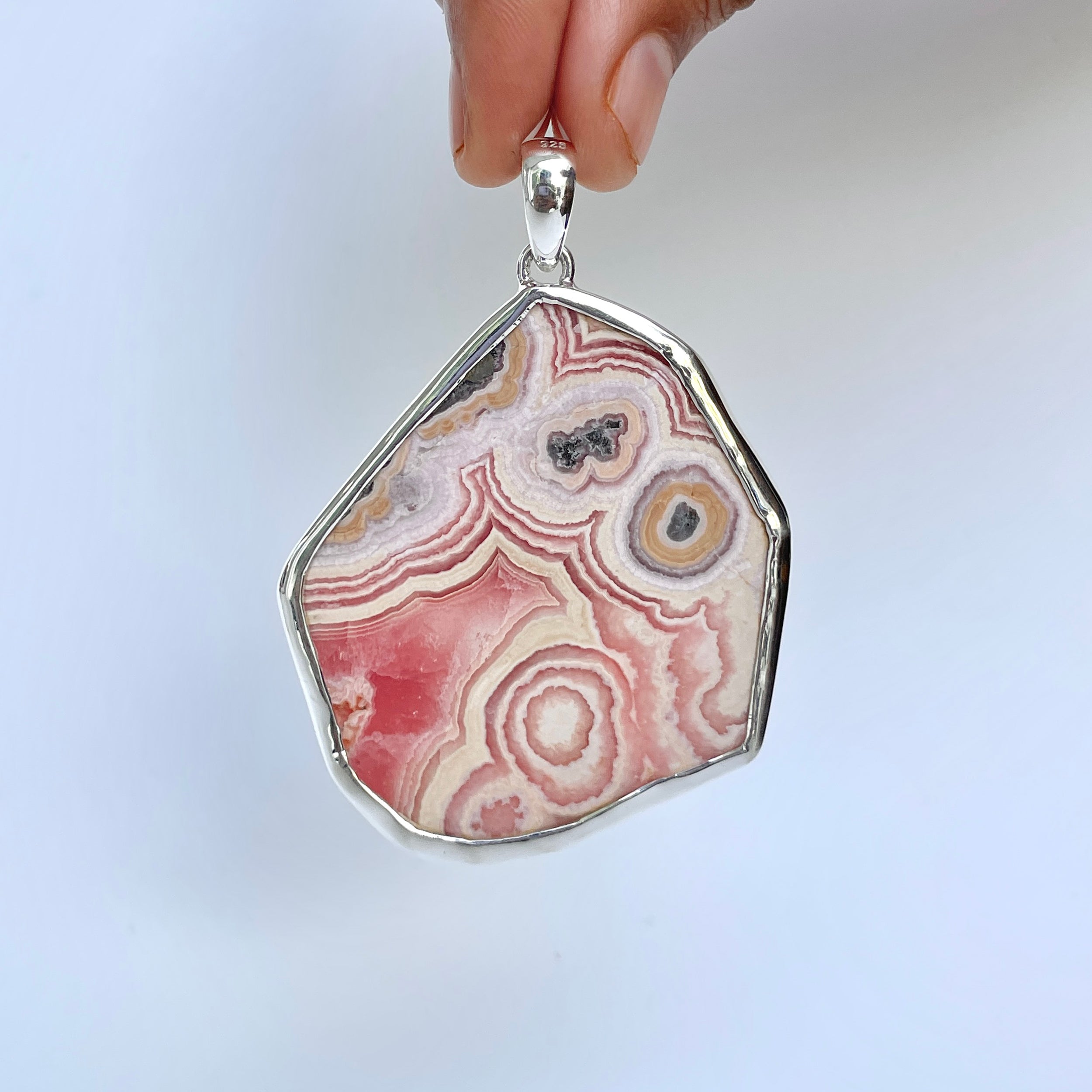Rhodochrosite Pendant-(RDC-P-227.)