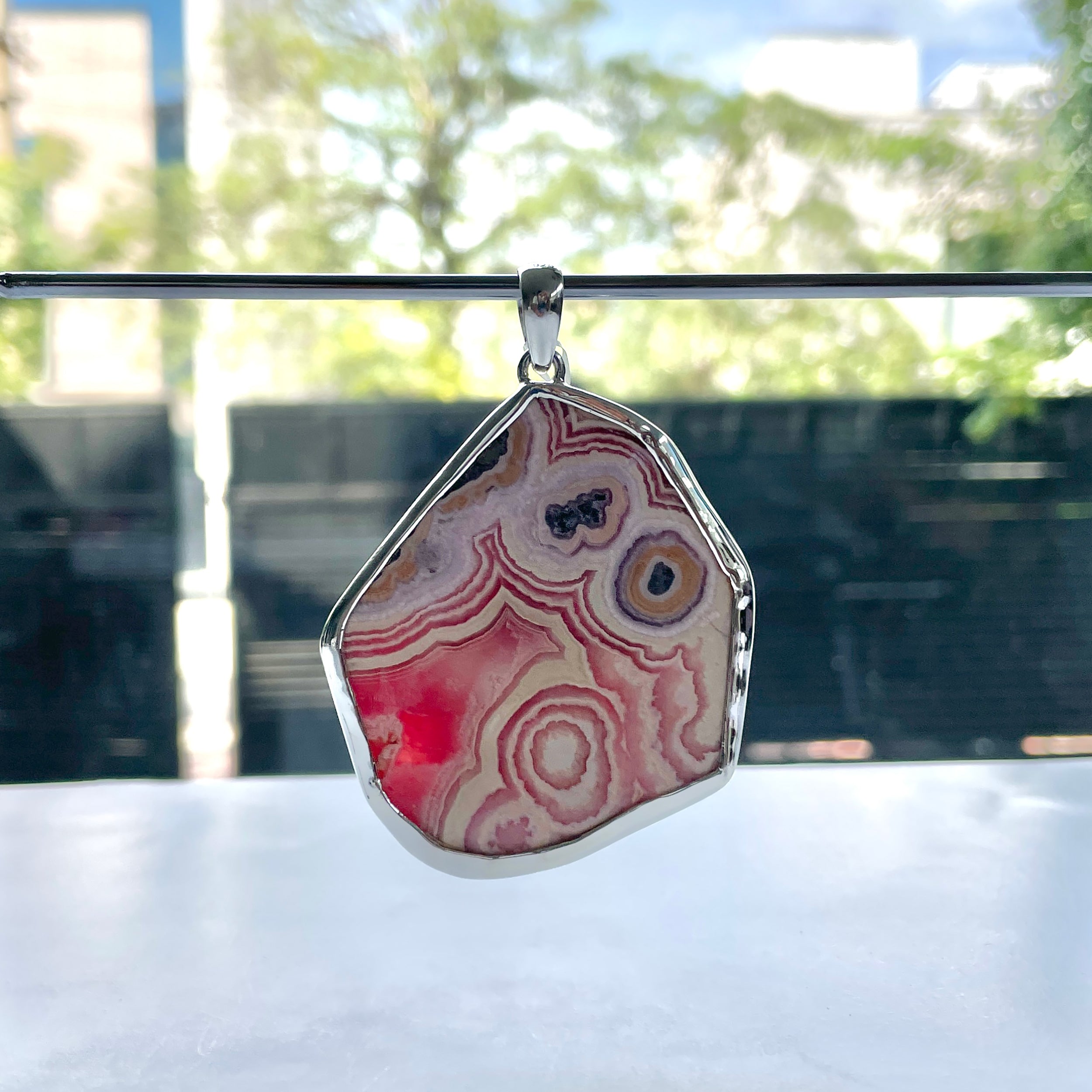 Rhodochrosite Pendant-(RDC-P-227.)
