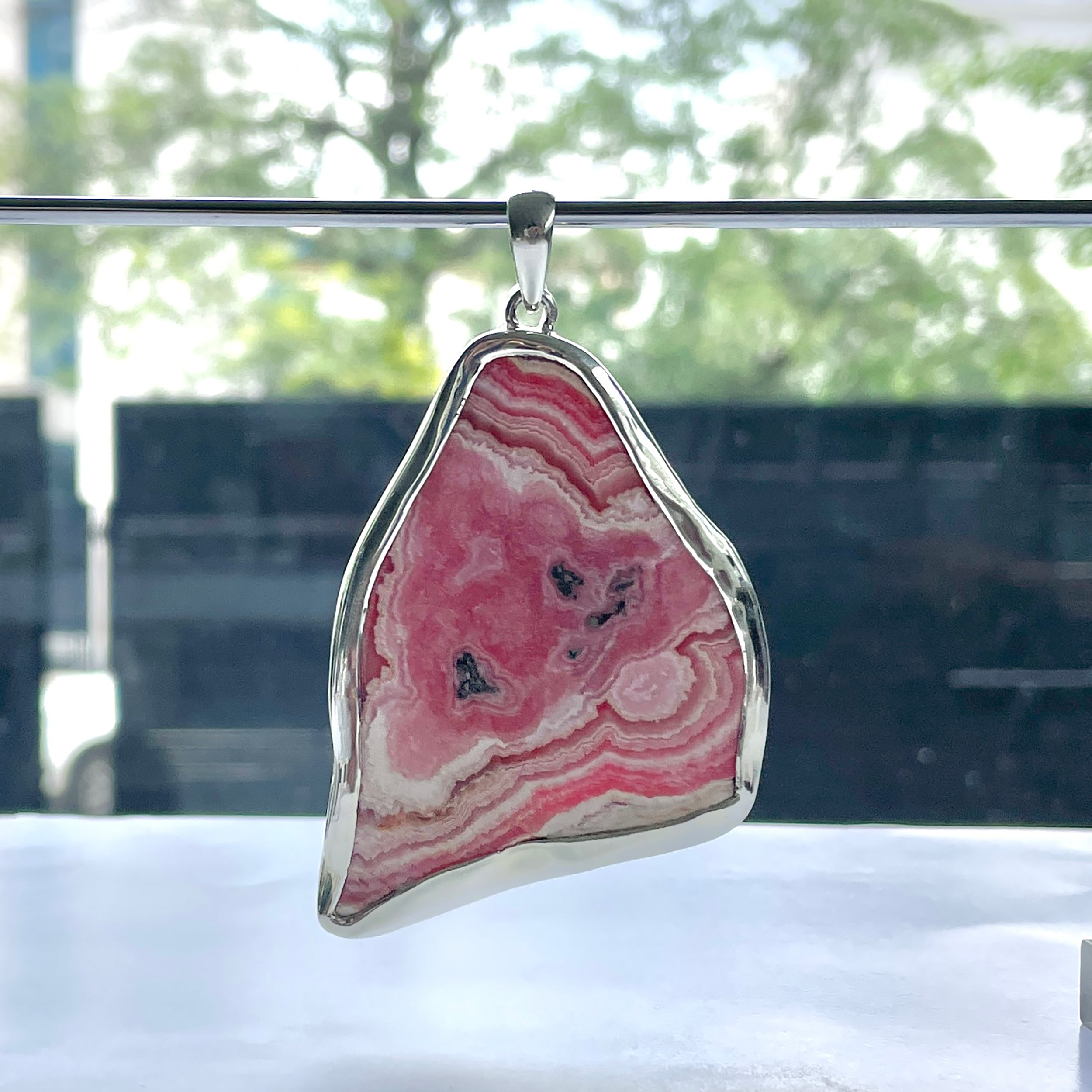 Rhodochrosite Pendant-(RDC-P-228.)