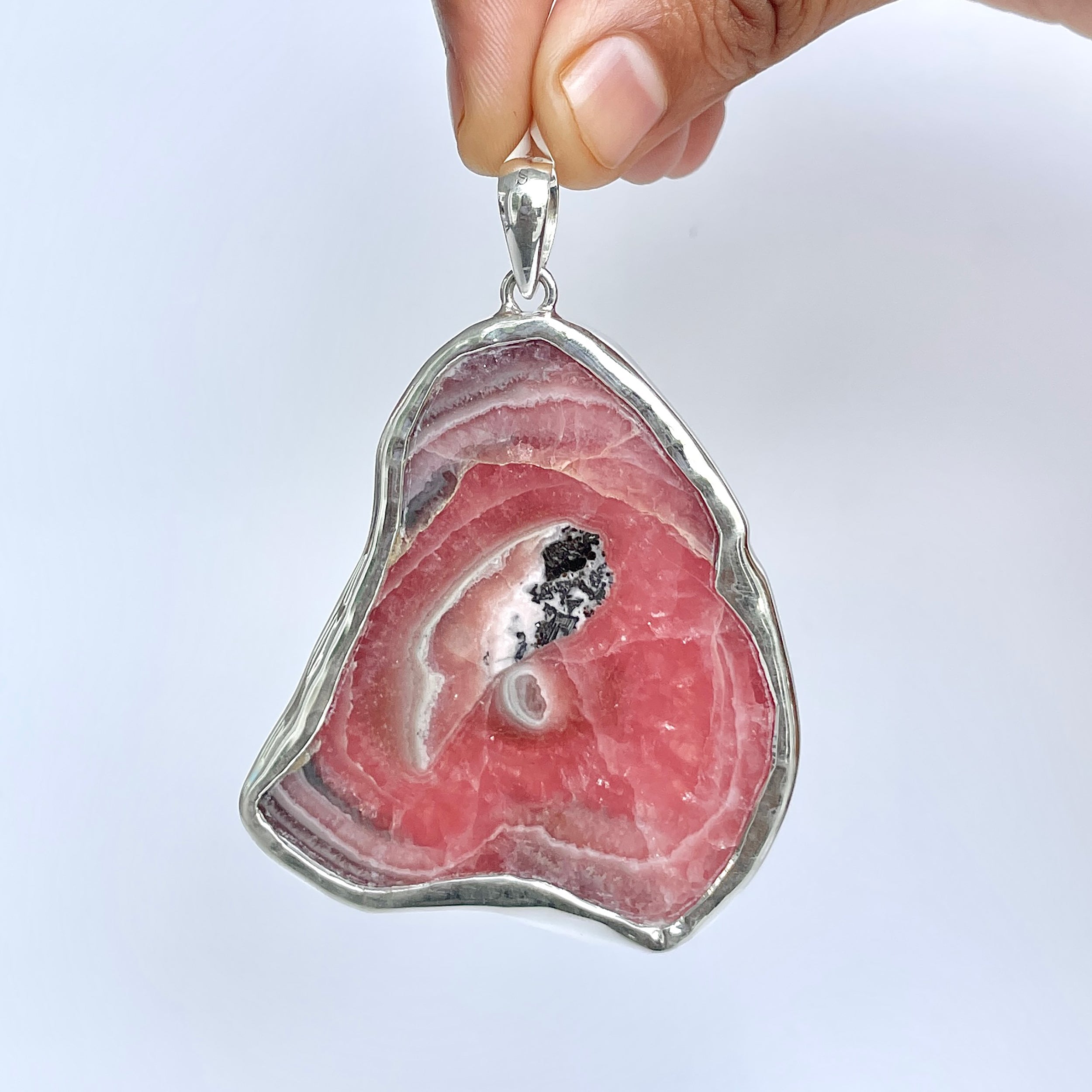 Rhodochrosite Pendant-(RDC-P-229.)