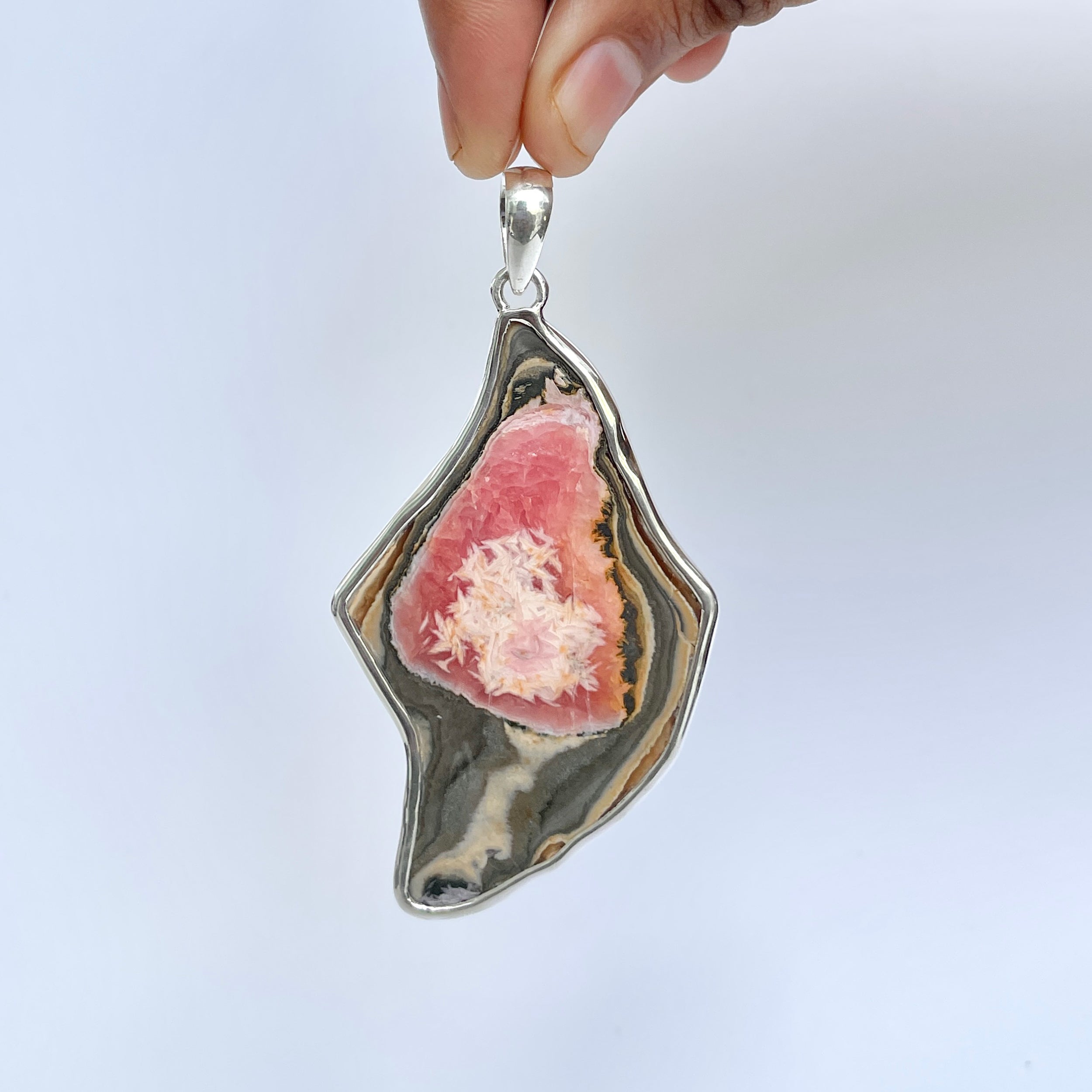 Rhodochrosite Pendant-(RDC-P-230.)