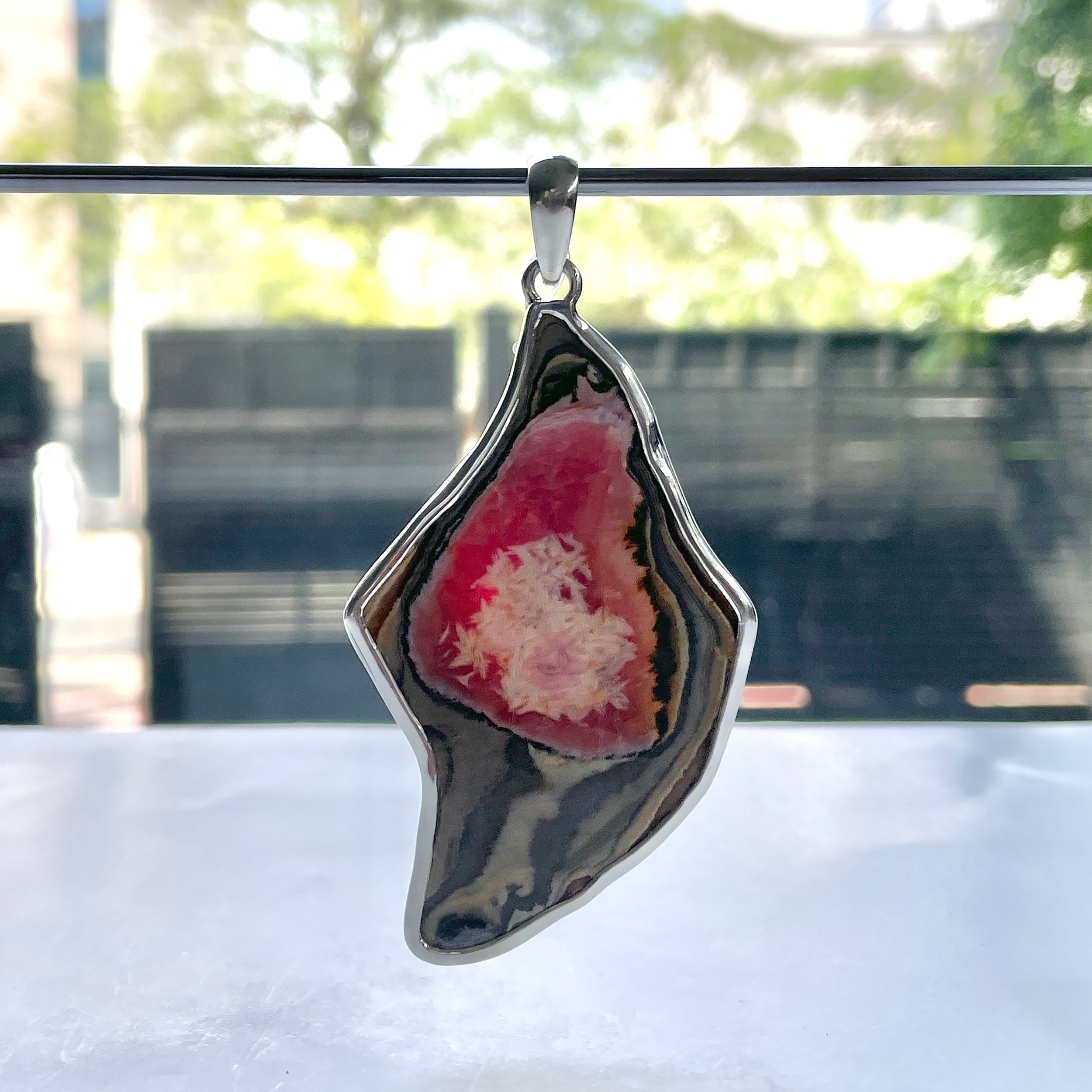 Rhodochrosite Pendant-(RDC-P-230.)