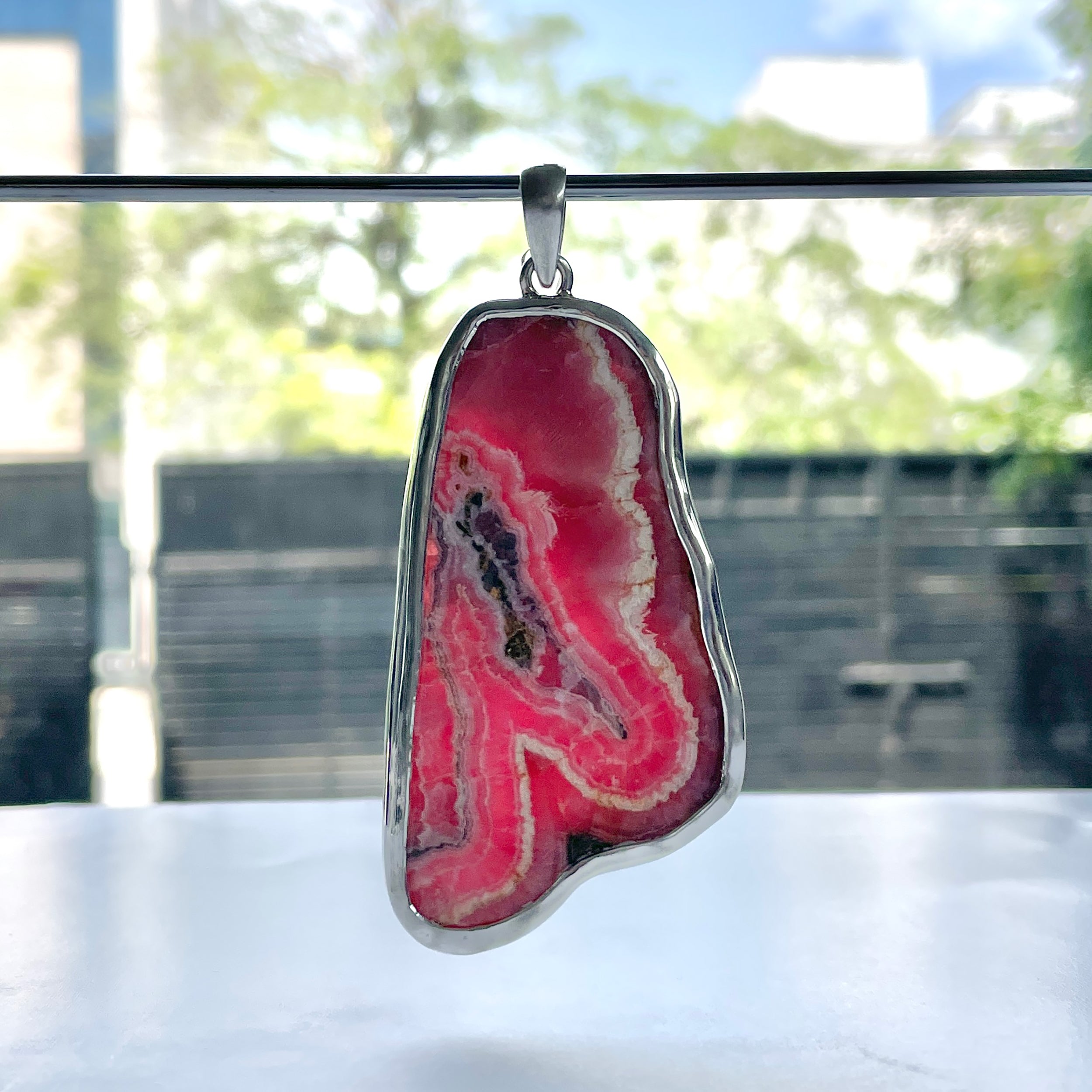Rhodochrosite Pendant-(RDC-P-231.)