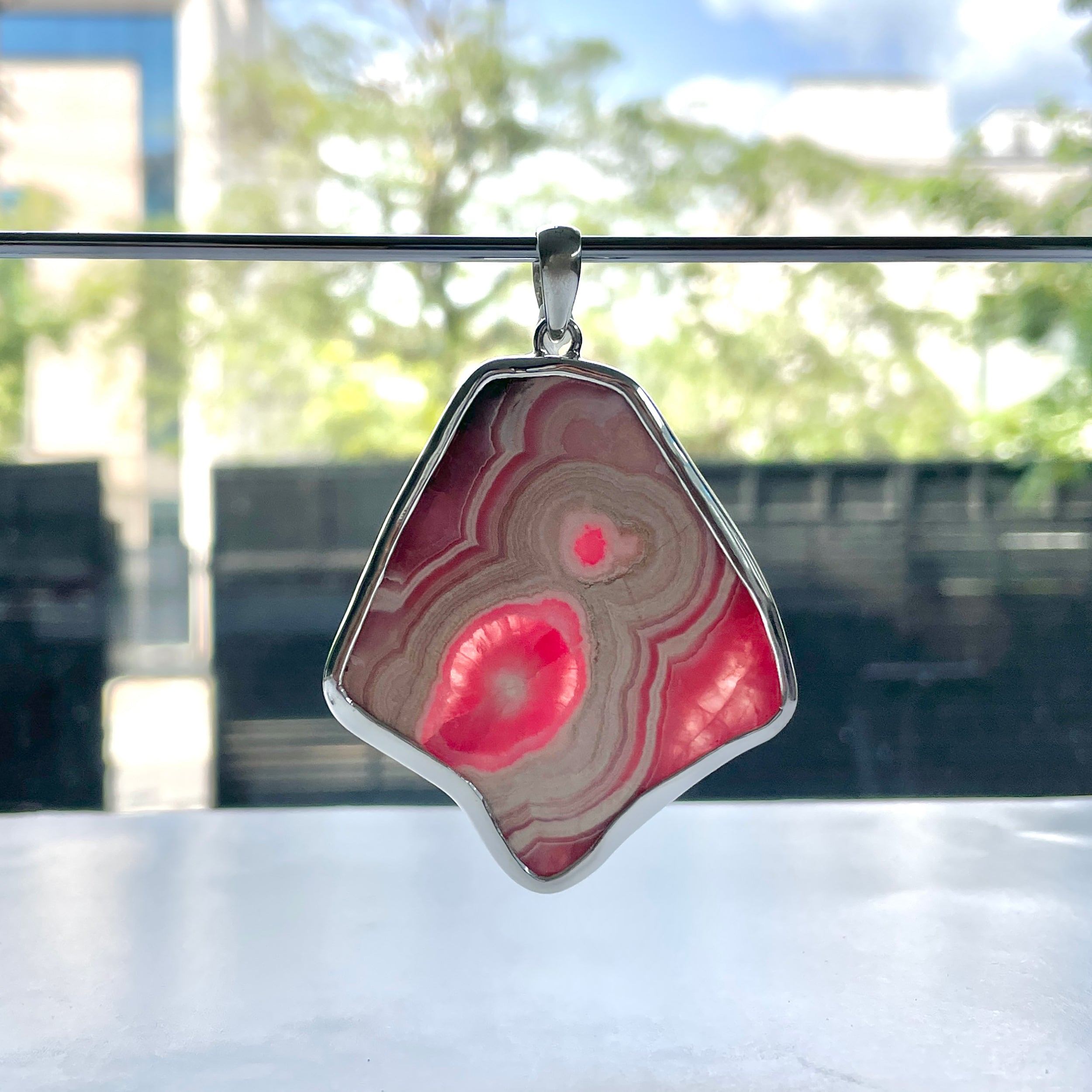 Rhodochrosite Pendant-(RDC-P-232.)