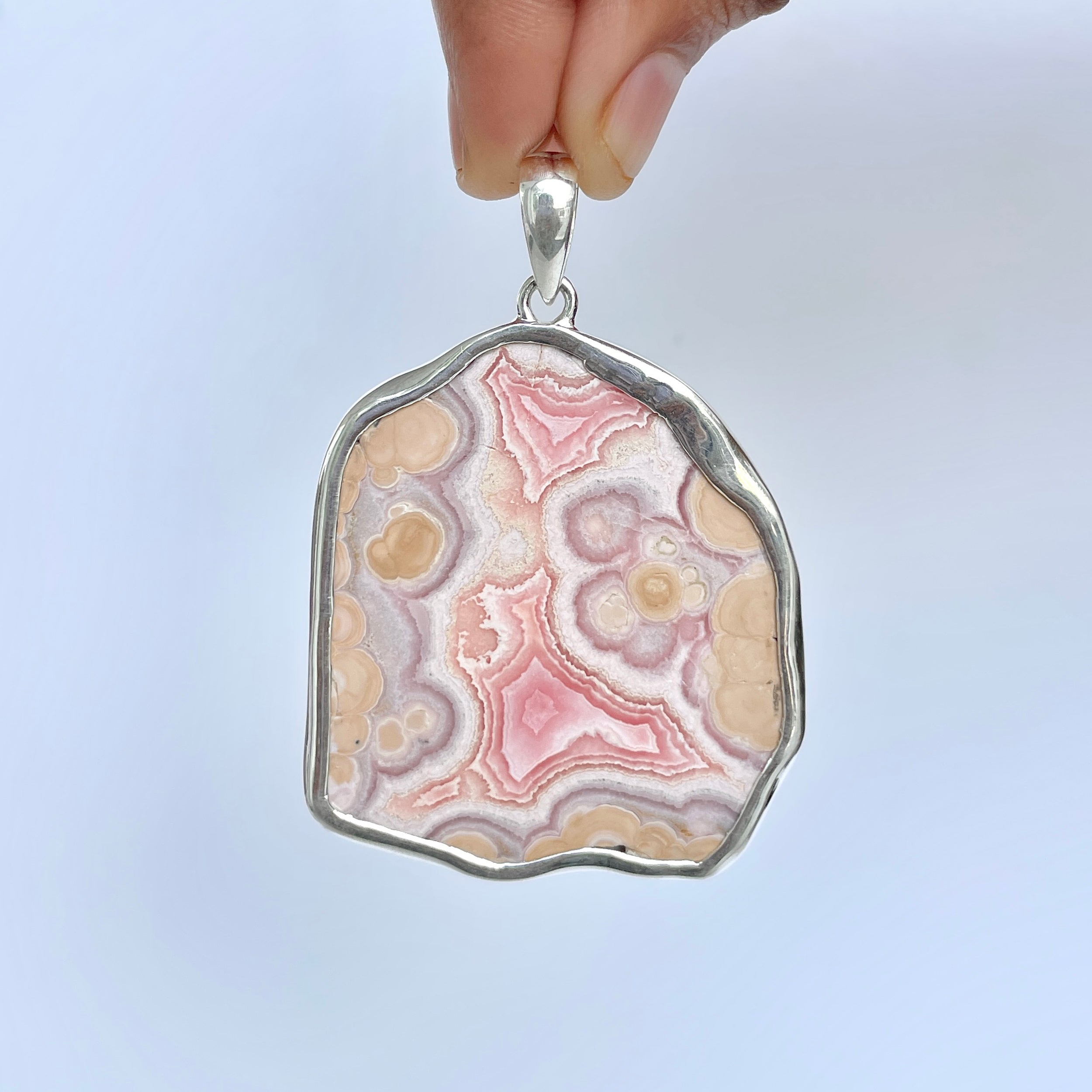 Rhodochrosite Pendant-(RDC-P-234.)