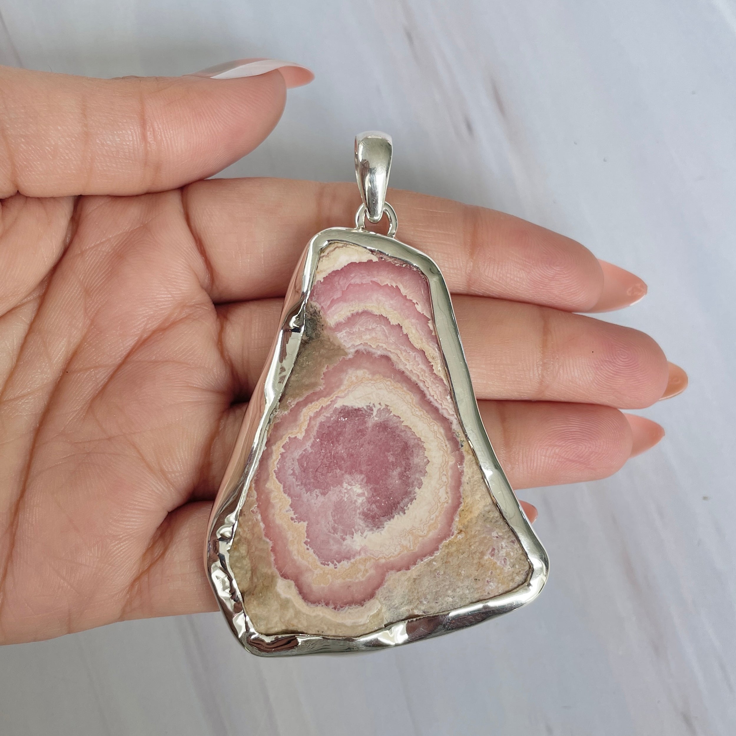 Rhodochrosite Pendant-(RDC-P-235.)