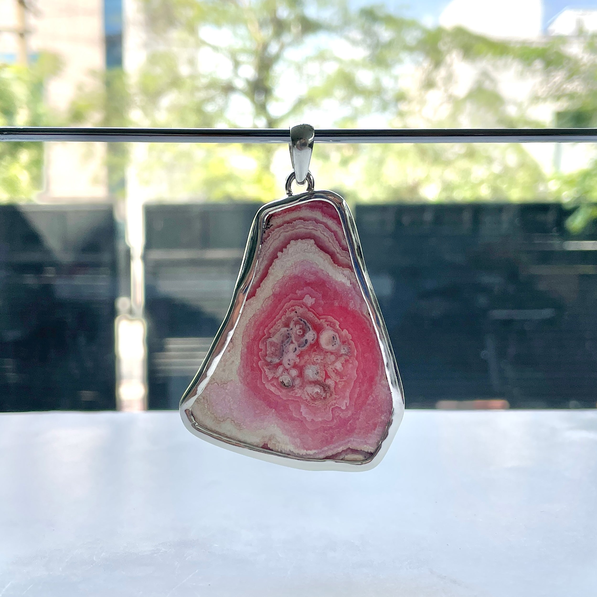 Rhodochrosite Pendant-(RDC-P-235.)