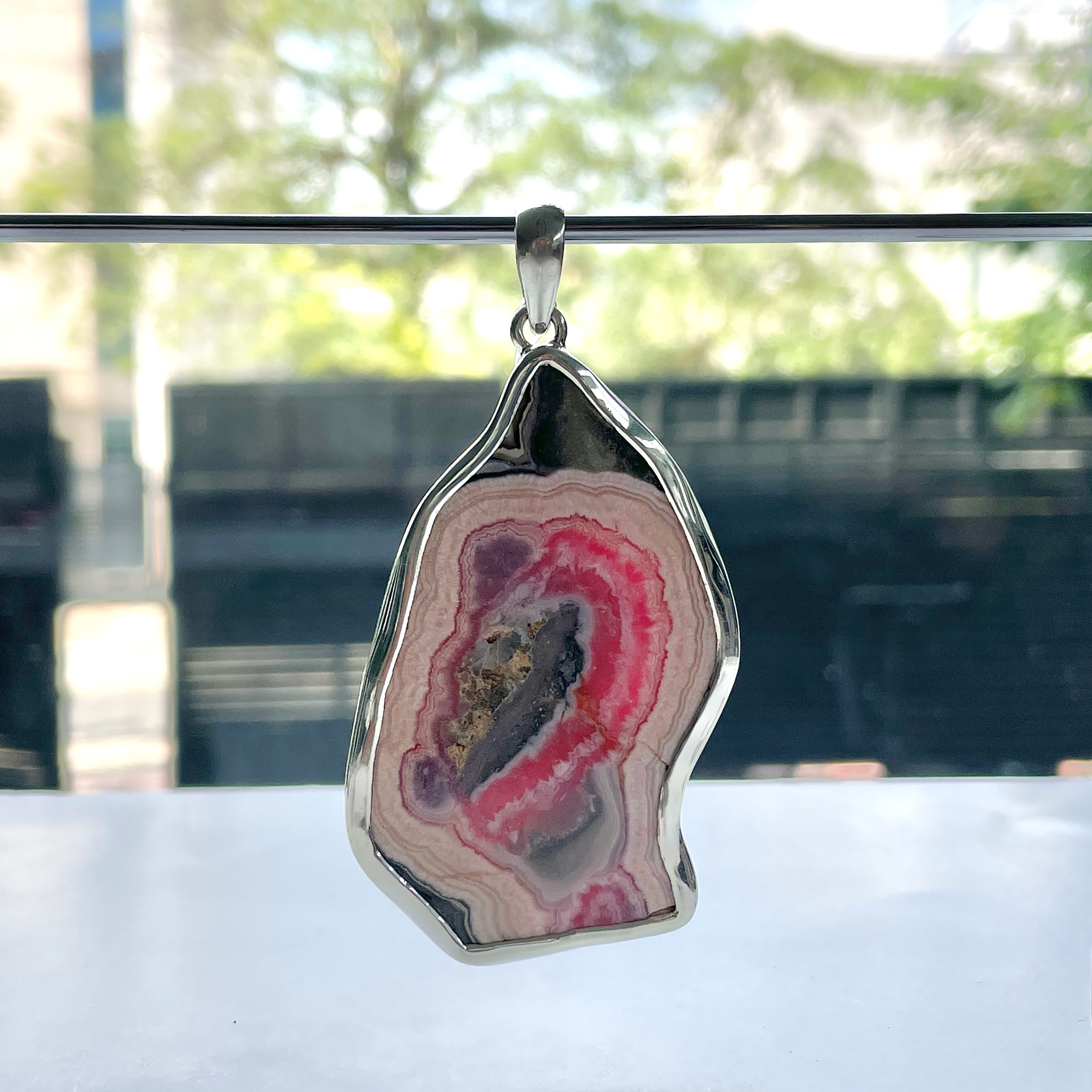 Rhodochrosite Pendant-(RDC-P-236.)