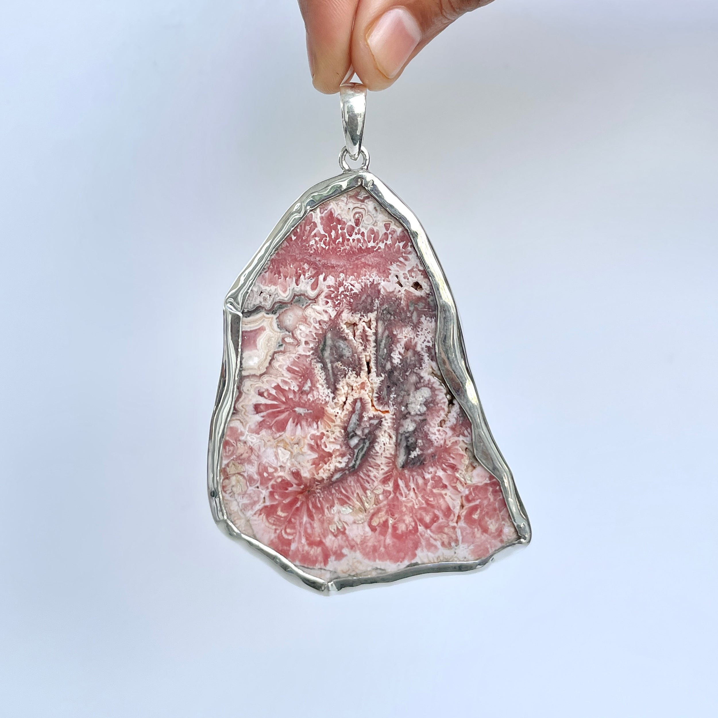 Rhodochrosite Pendant-(RDC-P-237.)