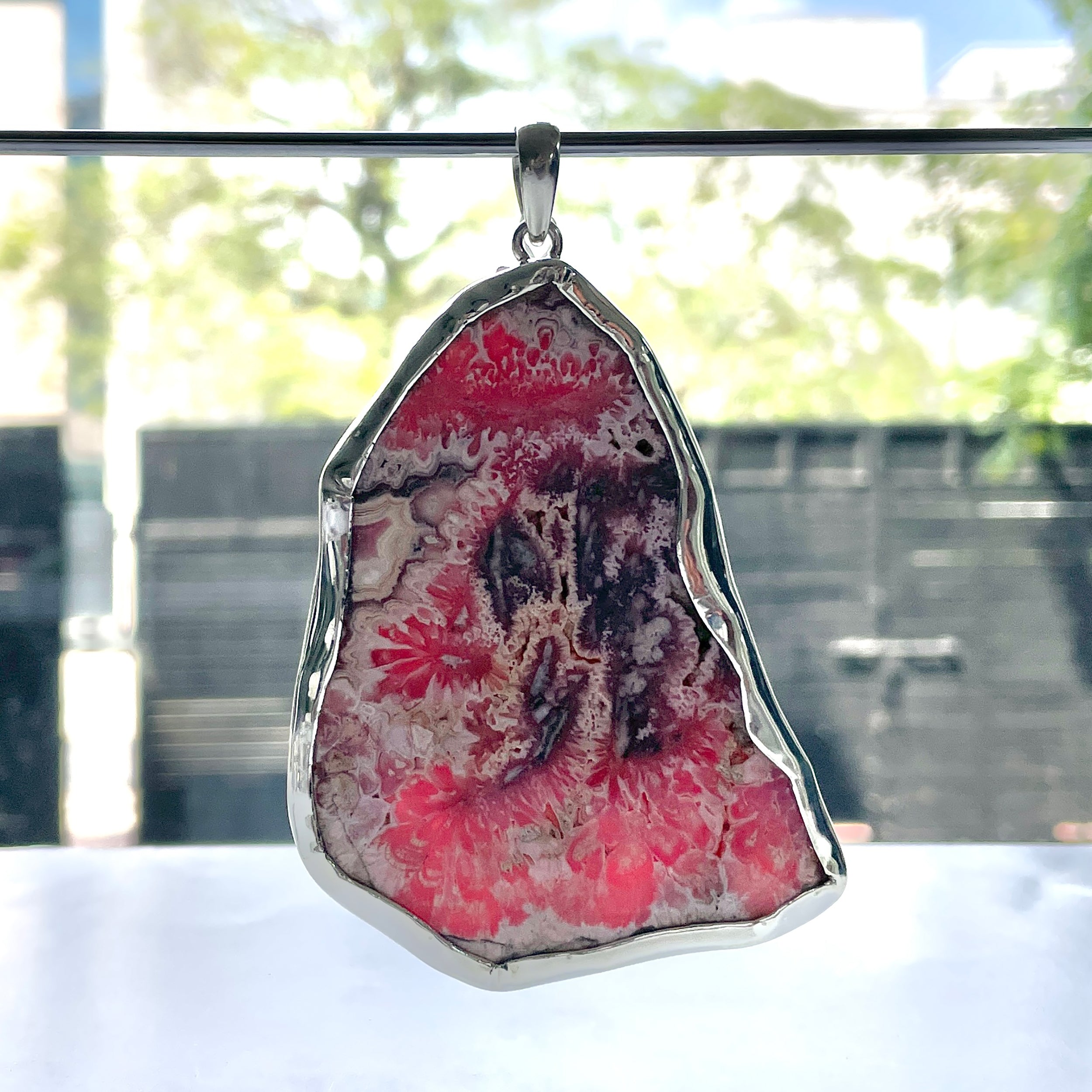 Rhodochrosite Pendant-(RDC-P-237.)