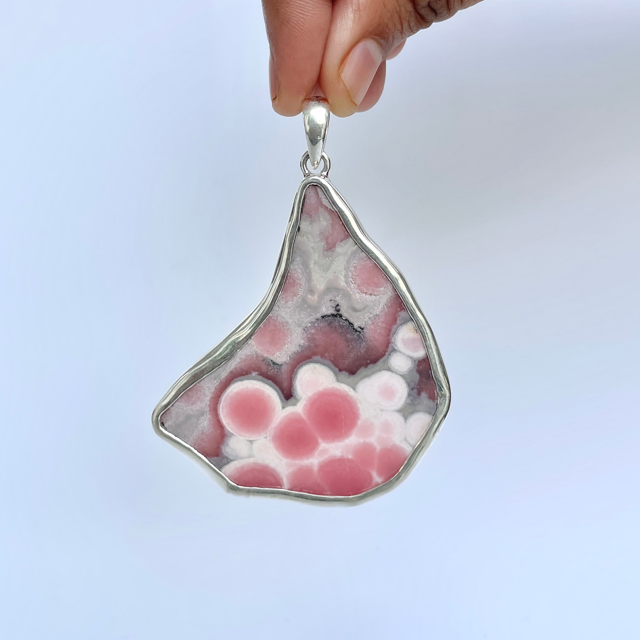 Rhodochrosite Pendant-(RDC-P-240.)