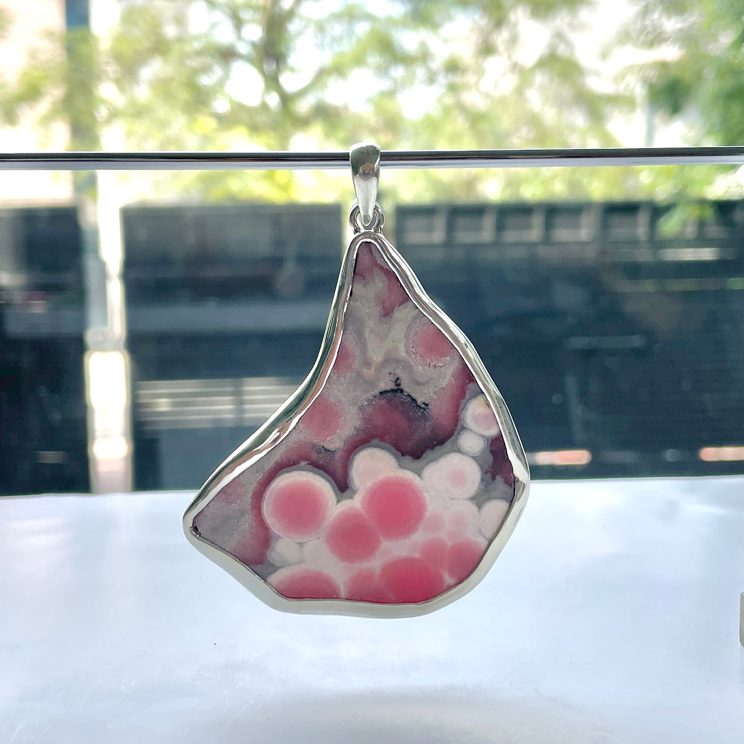 Rhodochrosite Pendant-(RDC-P-240.)