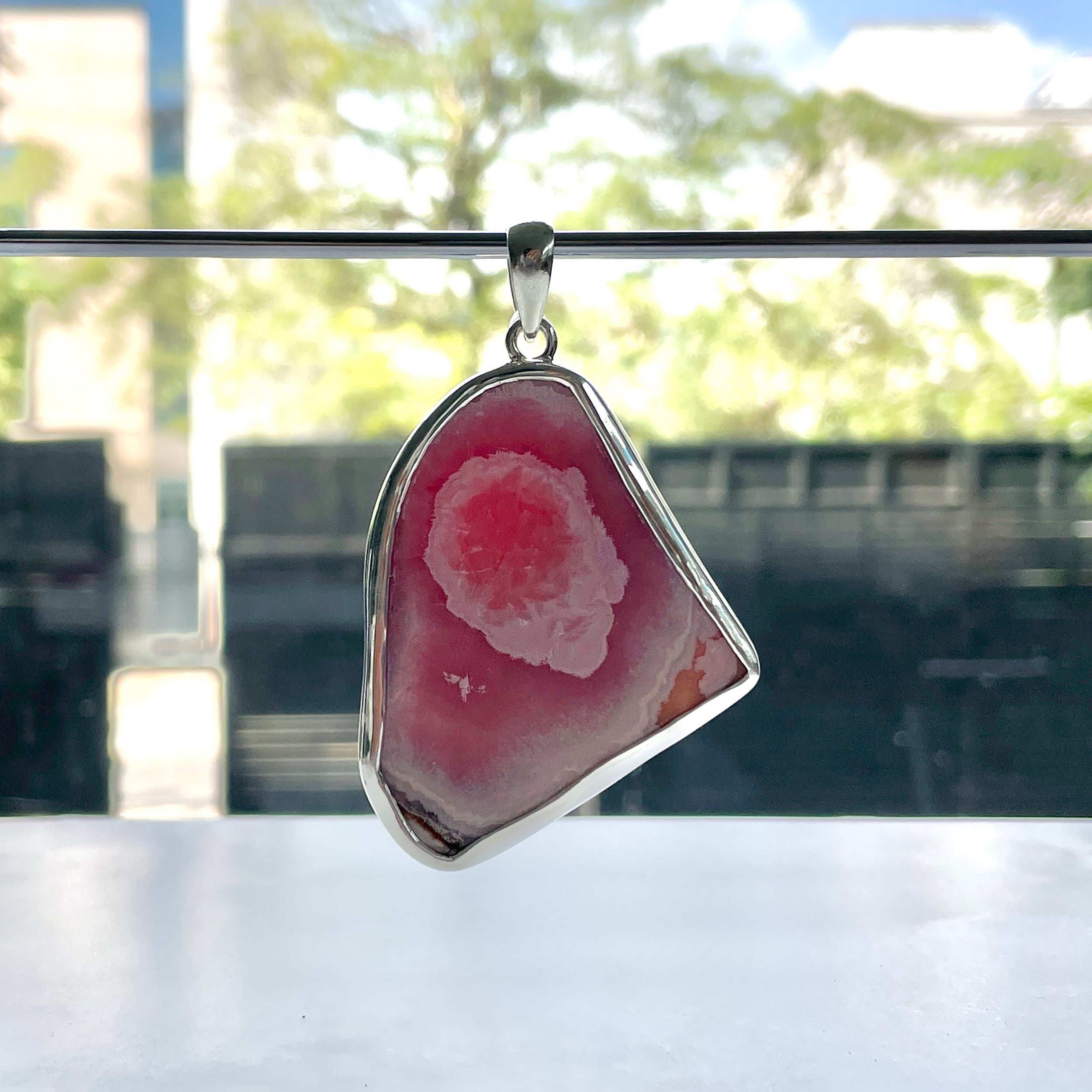 Rhodochrosite Pendant-(RDC-P-241.)