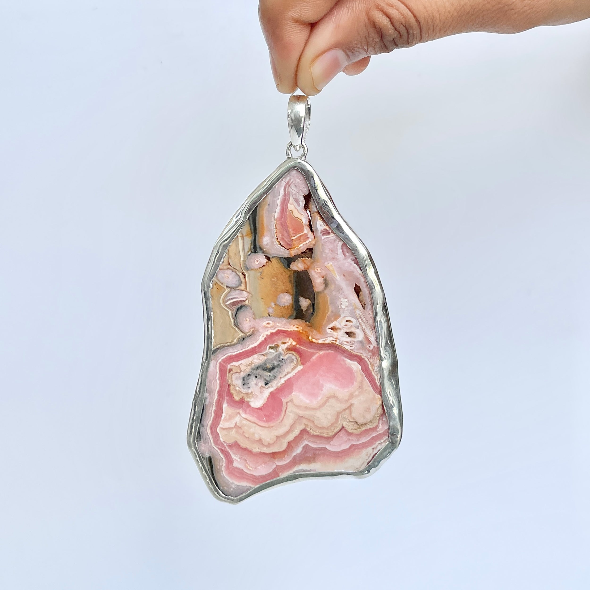 Rhodochrosite Pendant-(RDC-P-242.)