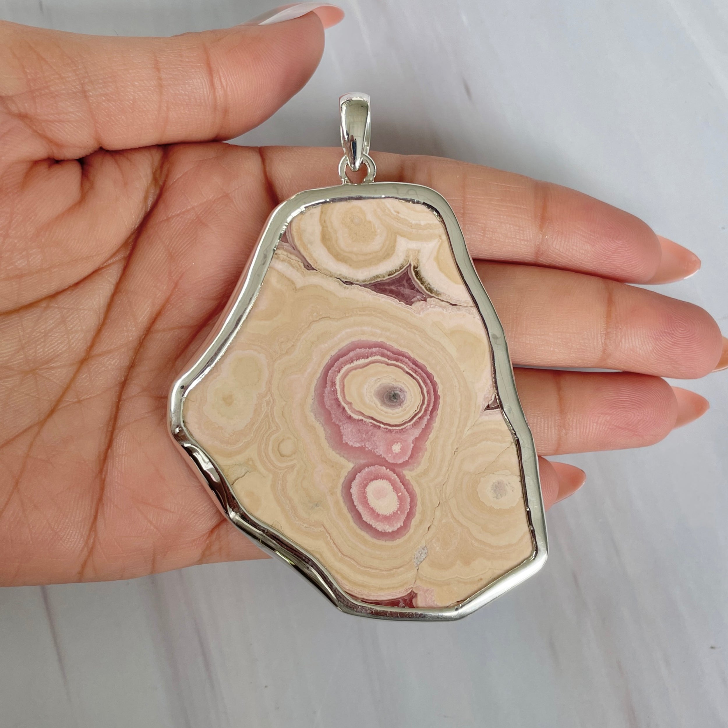 Rhodochrosite Pendant-(RDC-P-243.)