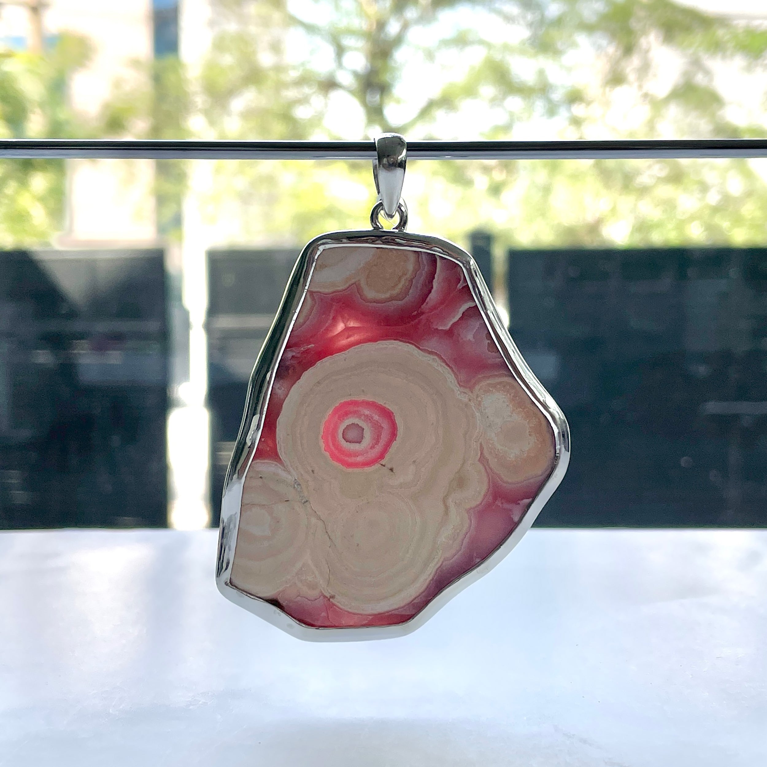 Rhodochrosite Pendant-(RDC-P-243.)