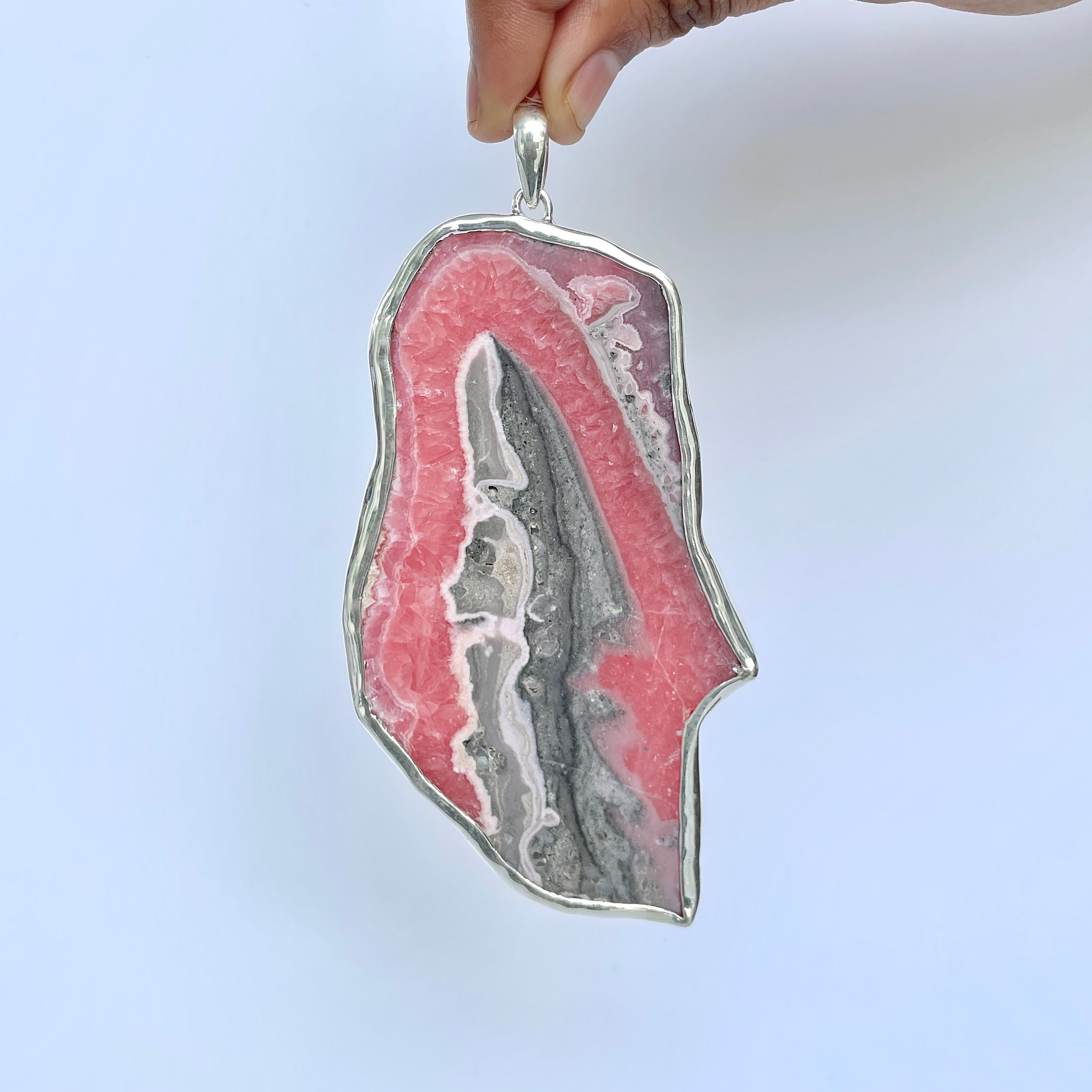 Rhodochrosite Pendant-(RDC-P-244.)