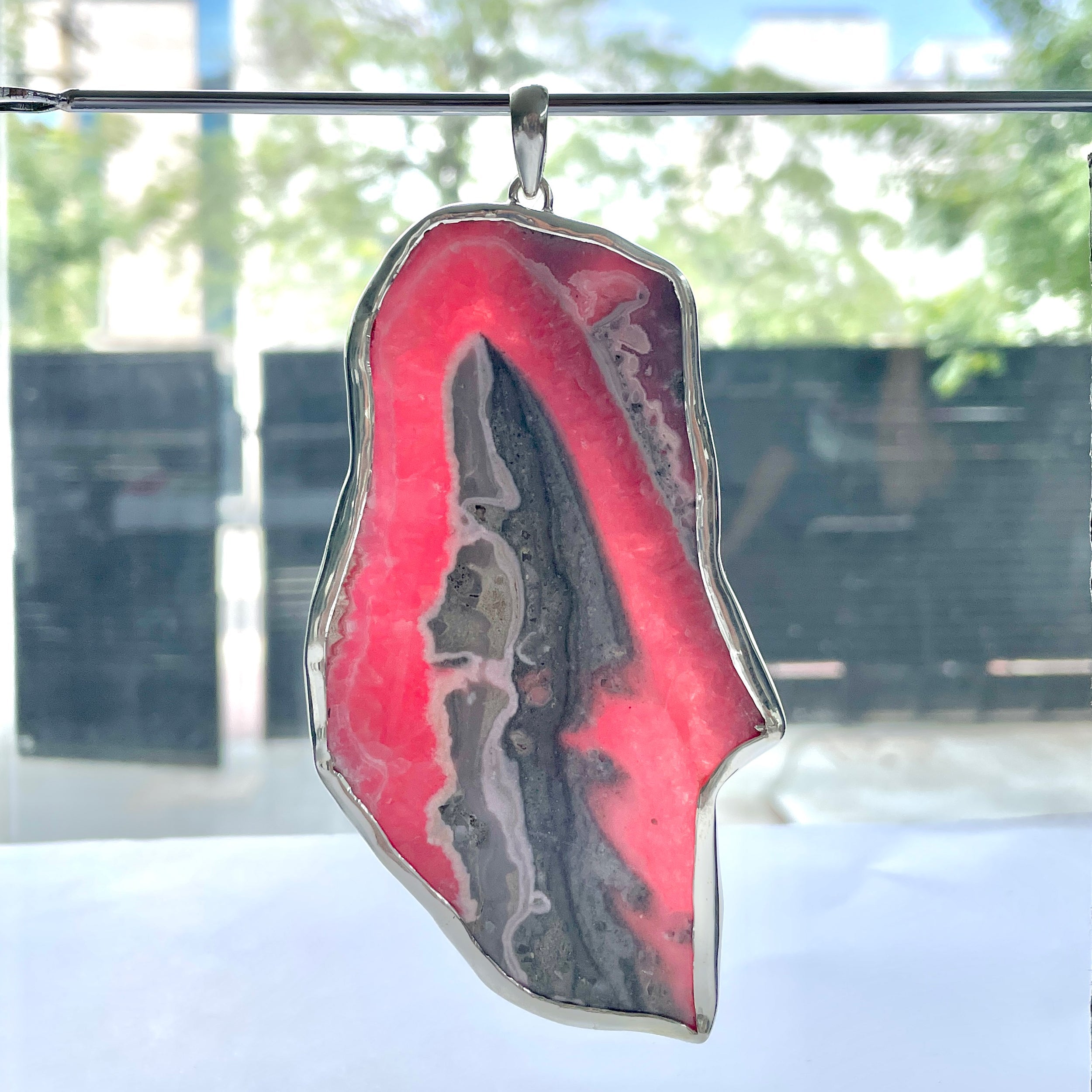 Rhodochrosite Pendant-(RDC-P-244.)