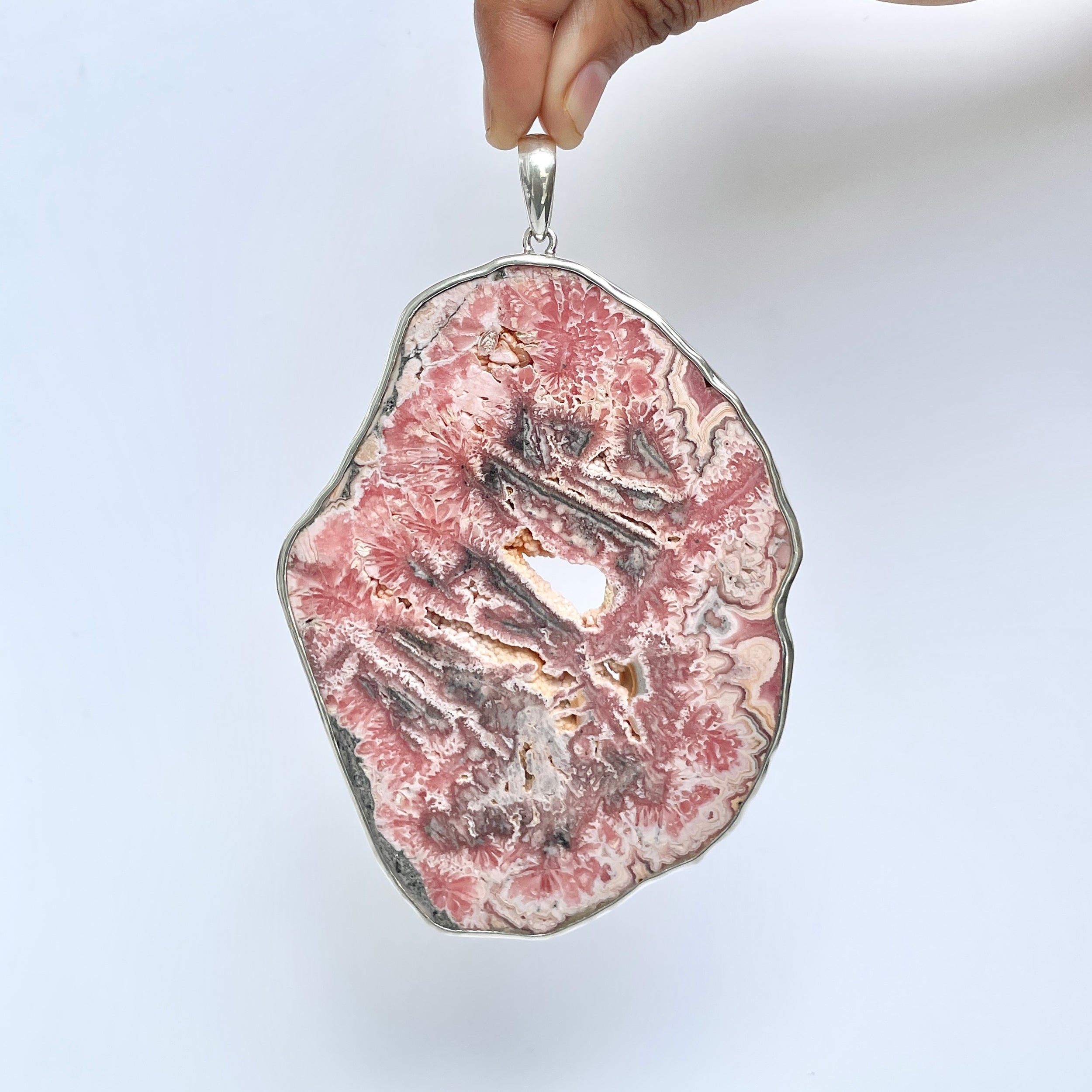 Rhodochrosite Pendant-(RDC-P-245.)