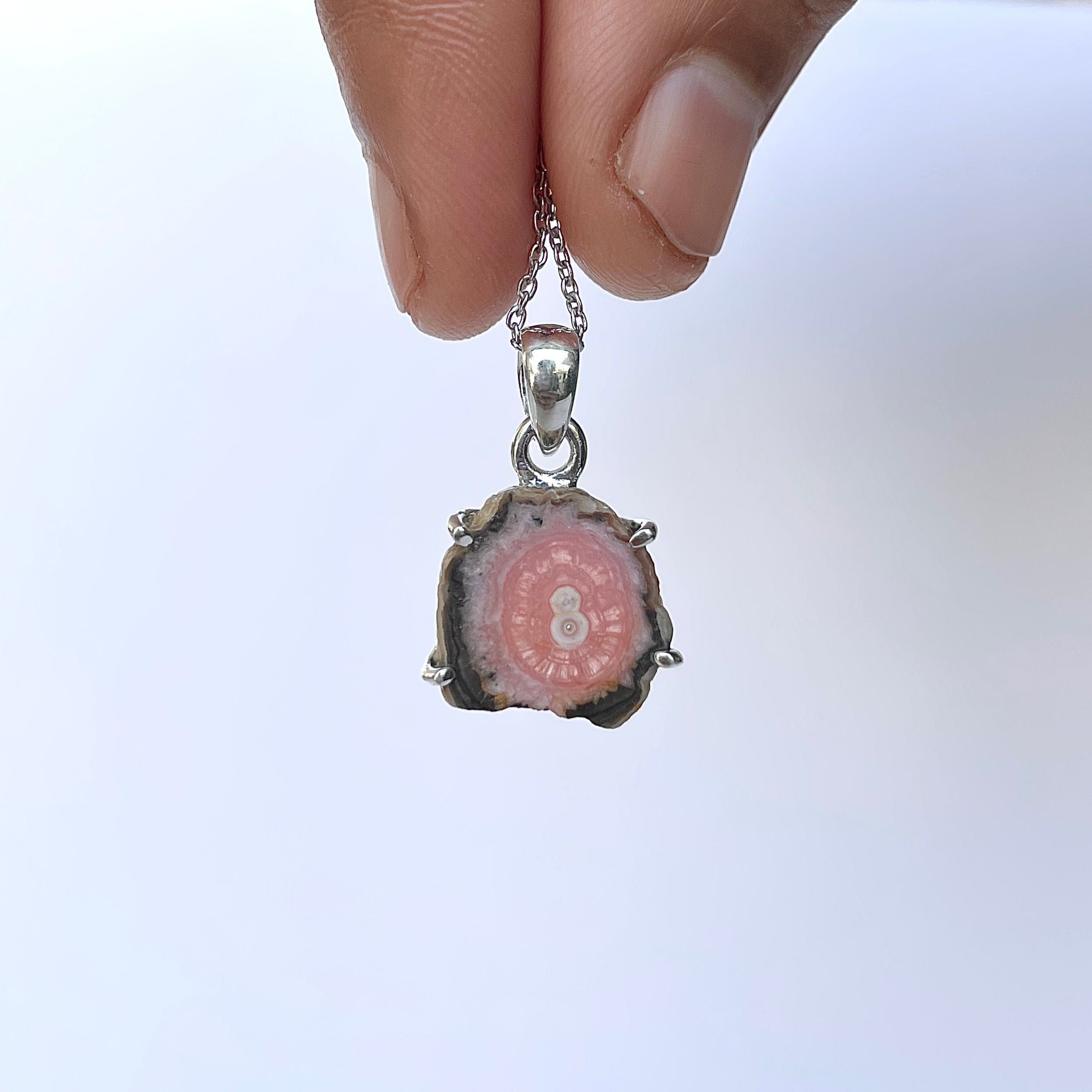 Rhodochrosite Stalactite Pendant-(RDC-P-247.)