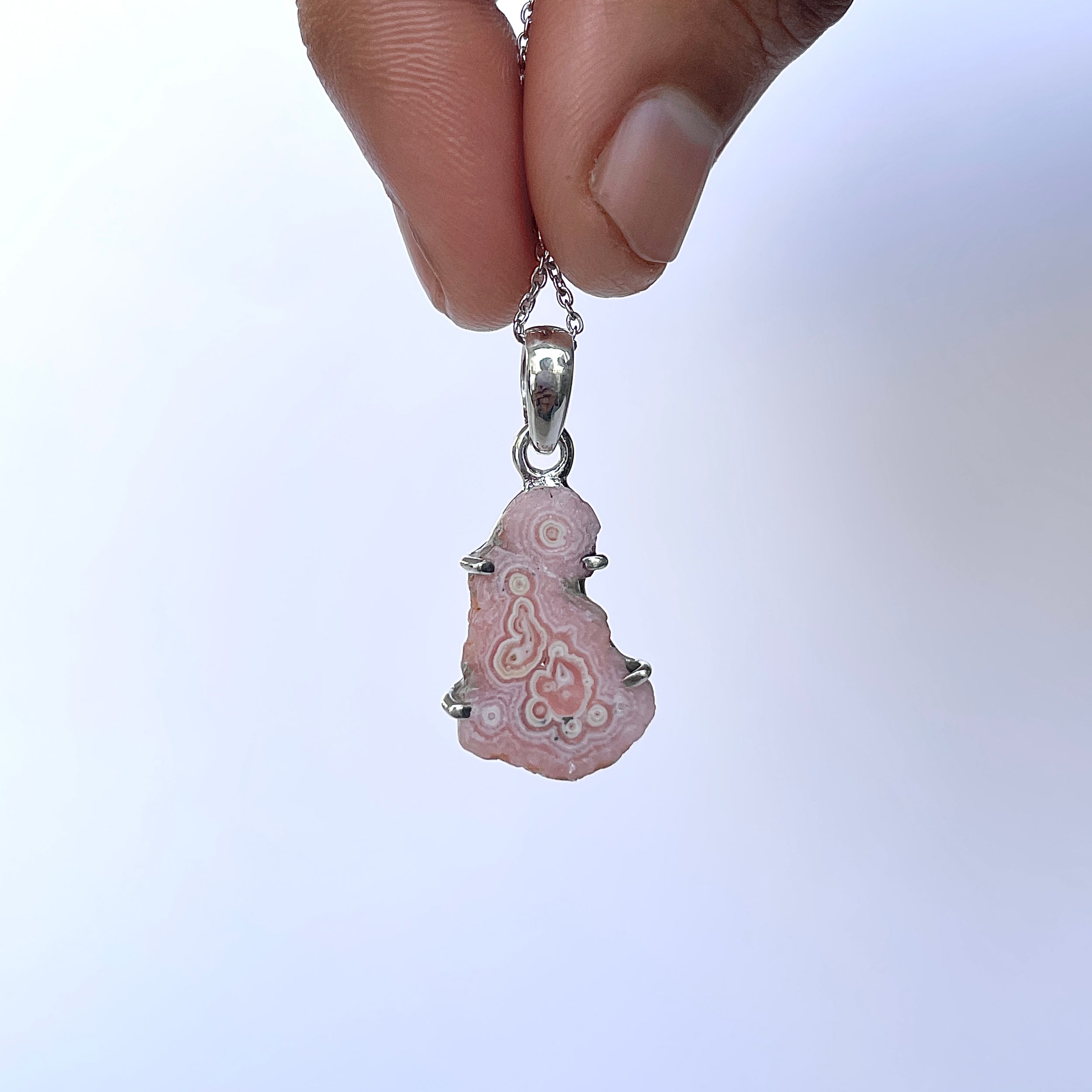 Rhodochrosite Stalactite Pendant-(RDC-P-253.)
