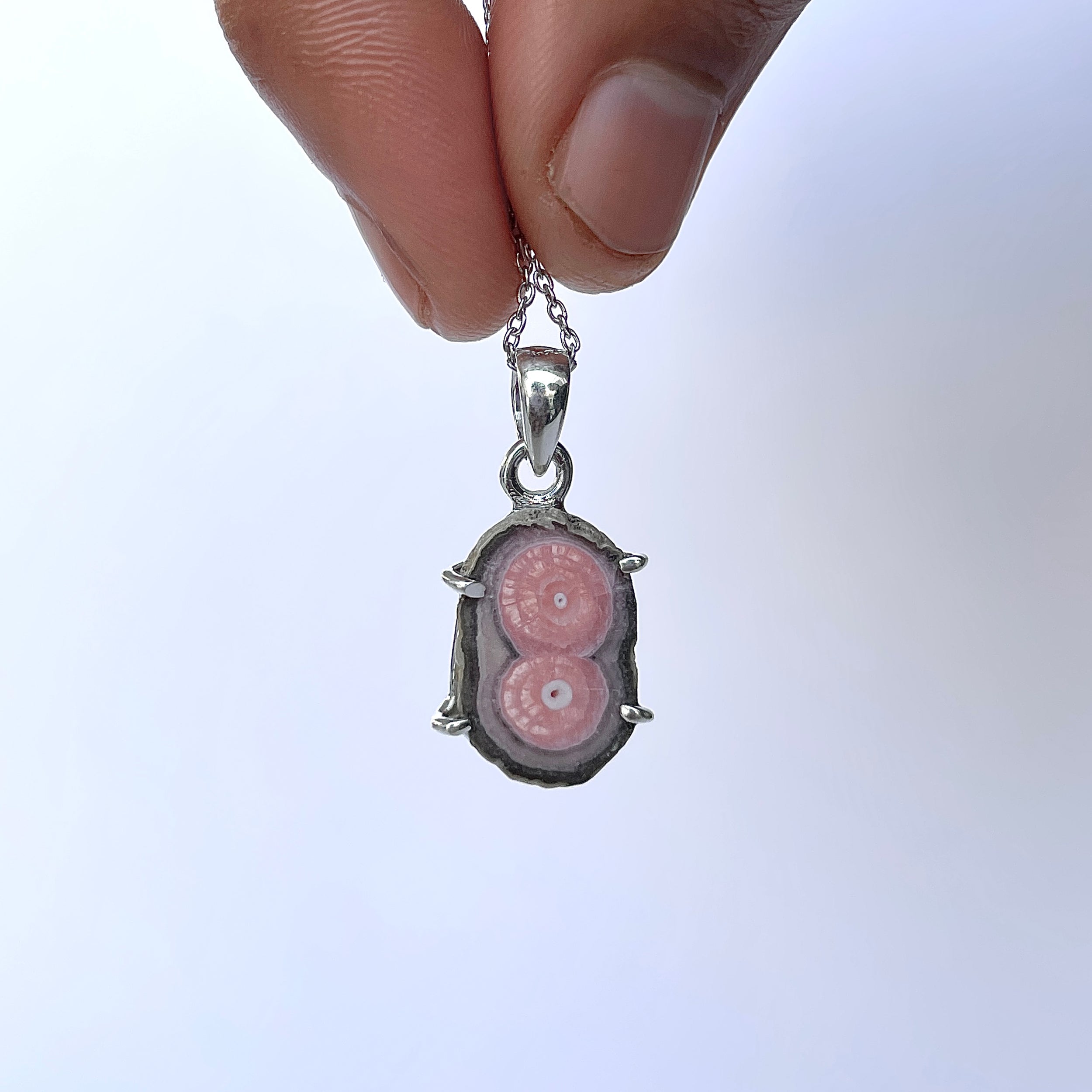 Rhodochrosite Stalactite Pendant-(RDC-P-254.)