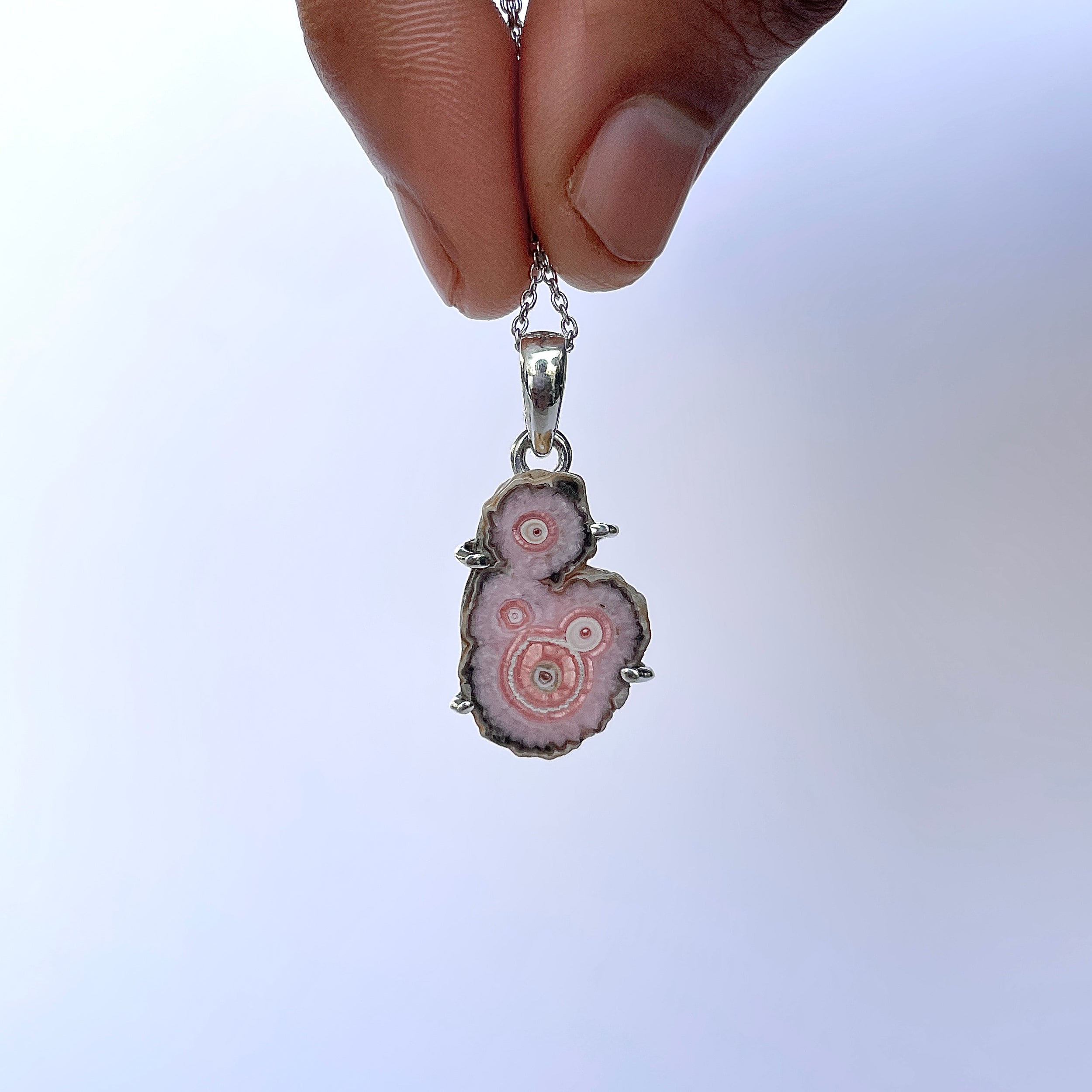 Rhodochrosite Stalactite Pendant-(RDC-P-257.)