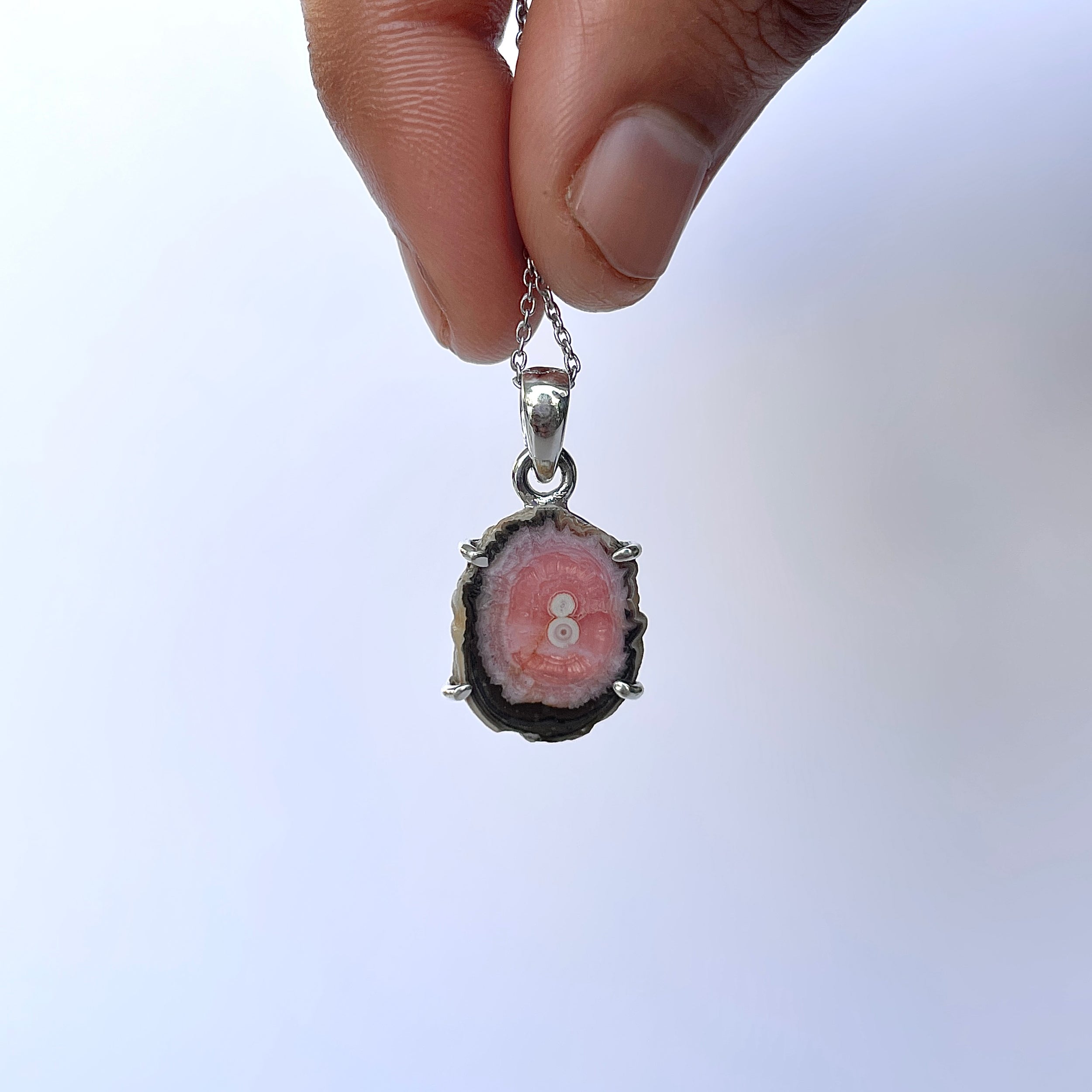 Rhodochrosite Stalactite Pendant-(RDC-P-259.)