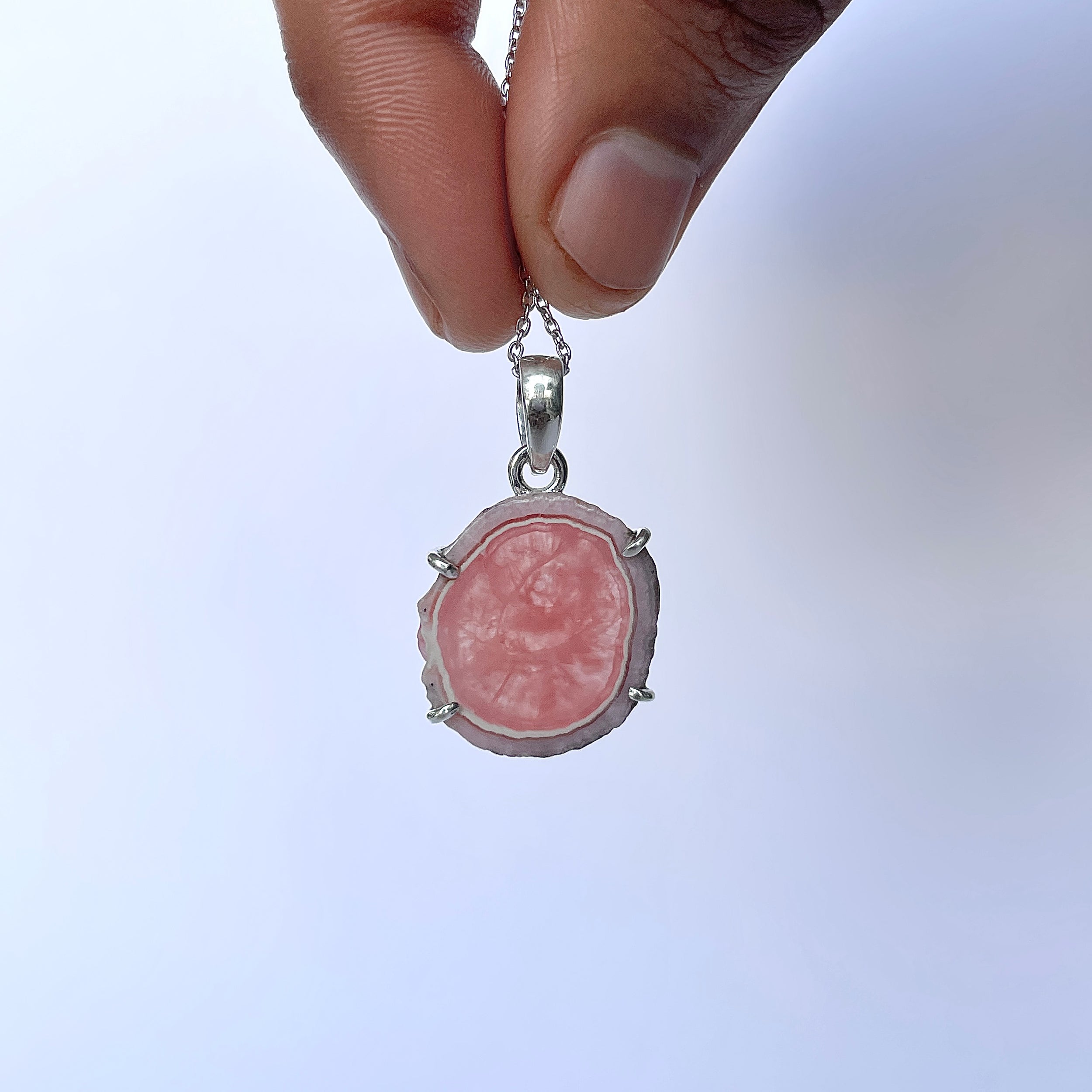 Rhodochrosite Stalactite Pendant-(RDC-P-266.)