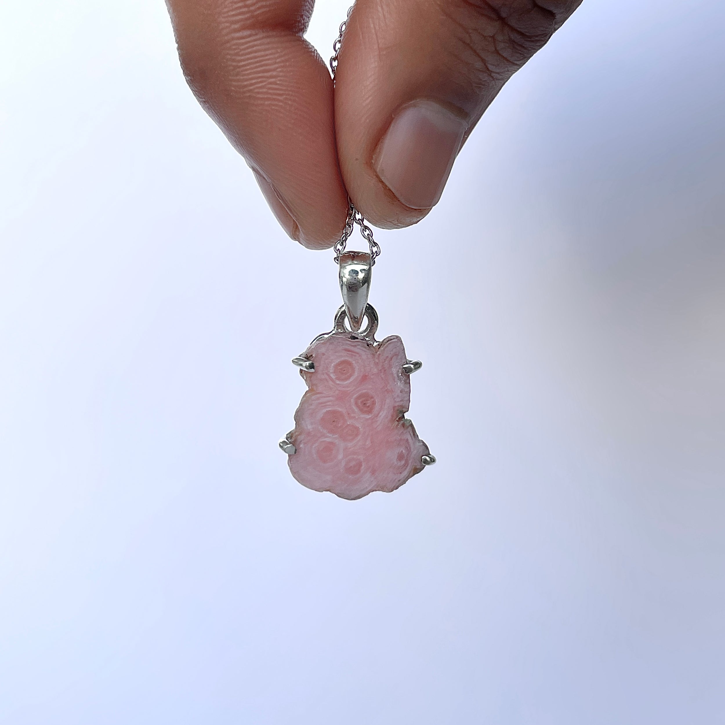 Rhodochrosite Stalactite Pendant-(RDC-P-267.)