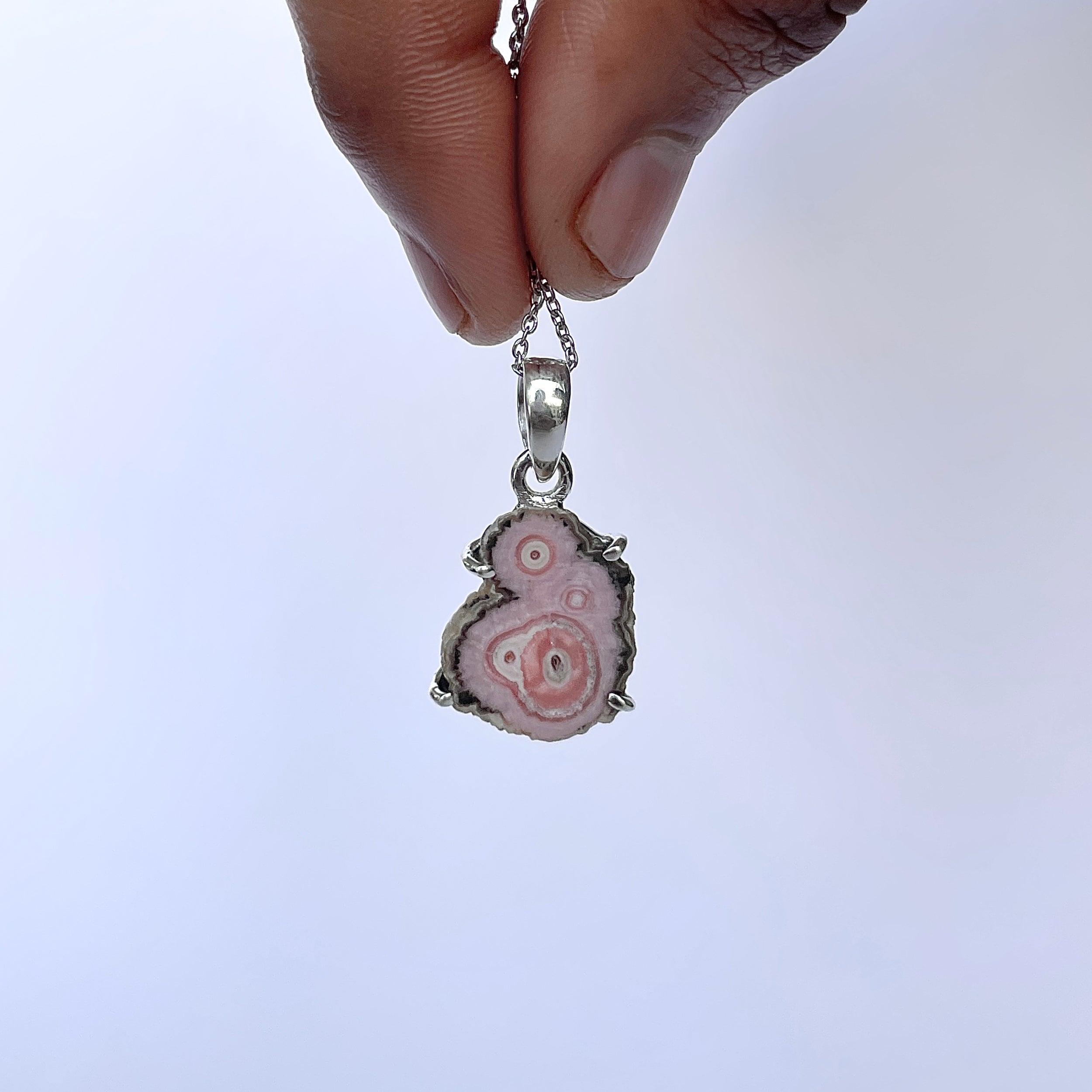 Rhodochrosite Stalactite Pendant-(RDC-P-269.)
