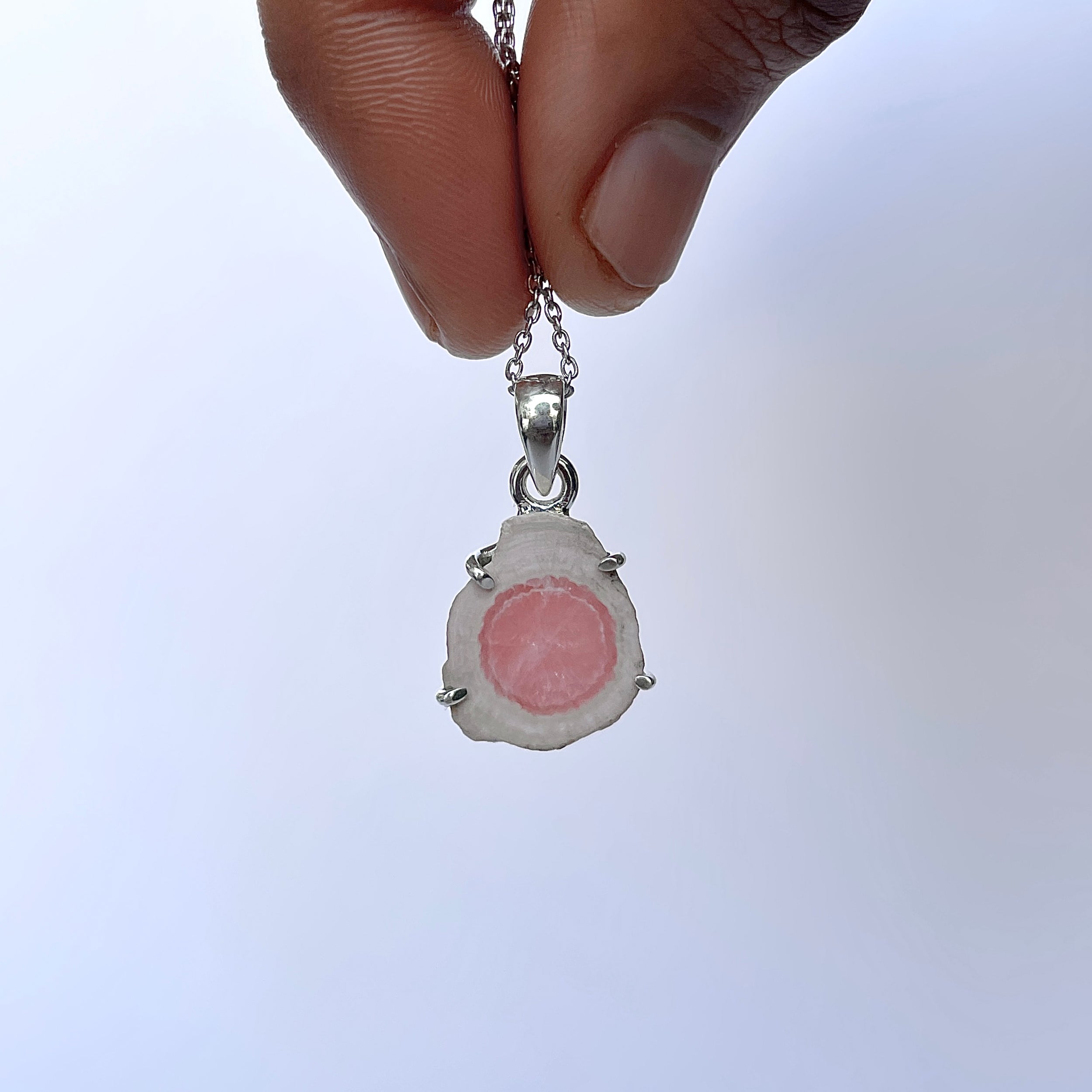 Rhodochrosite Stalactite Pendant-(RDC-P-271.)