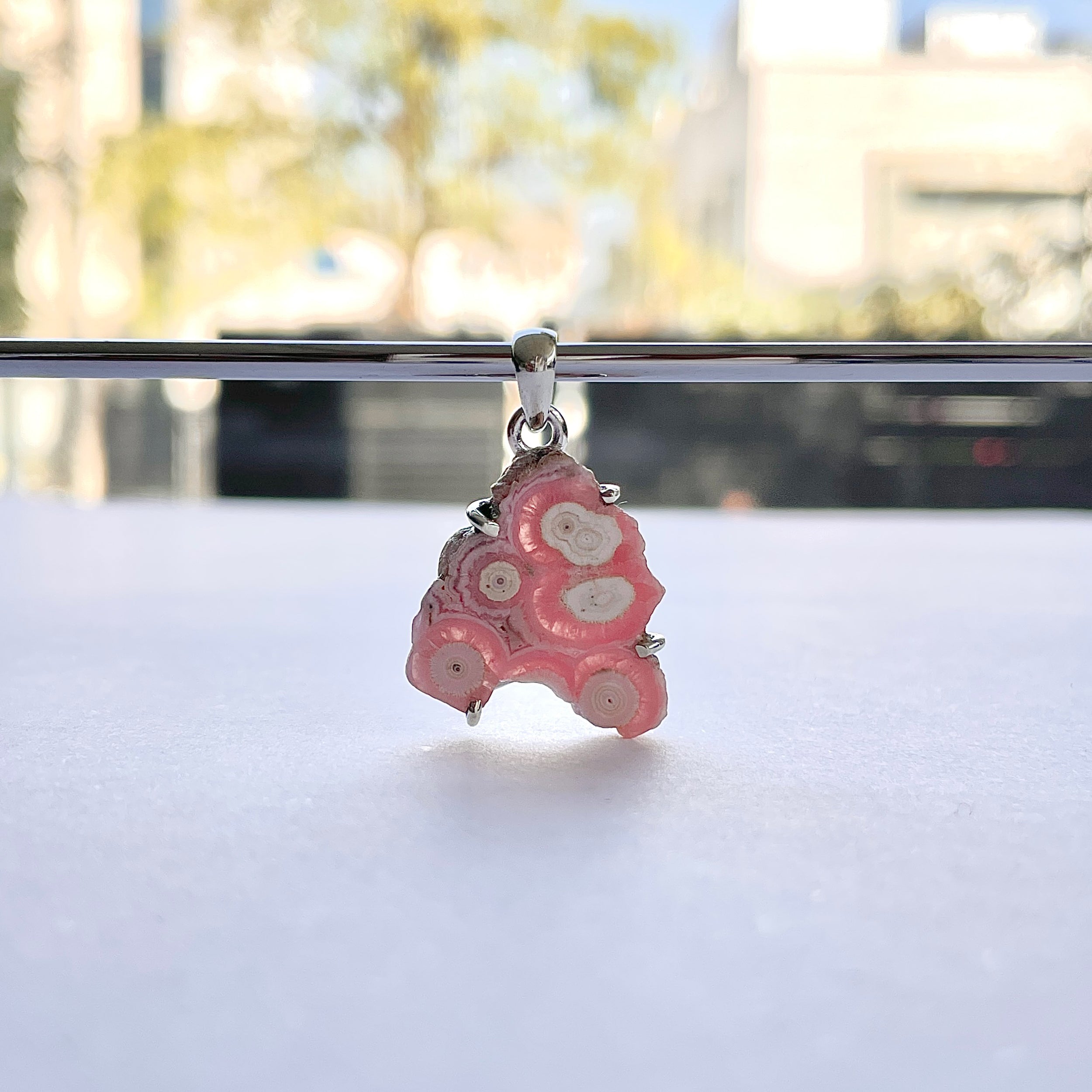 Rhodochrosite Stalactite Pendant-(RDC-P-272.)