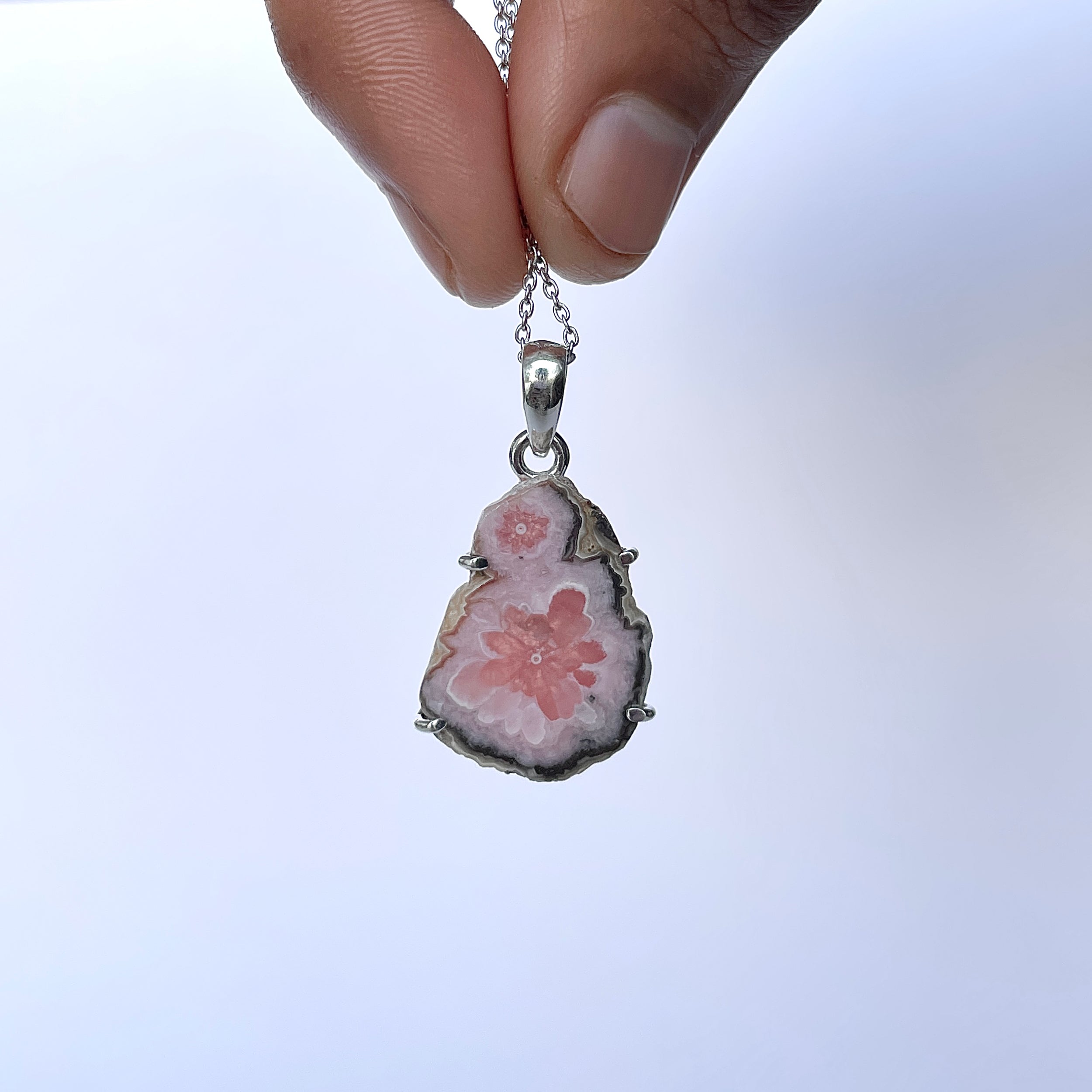 Rhodochrosite Stalactite Pendant-(RDC-P-275.)