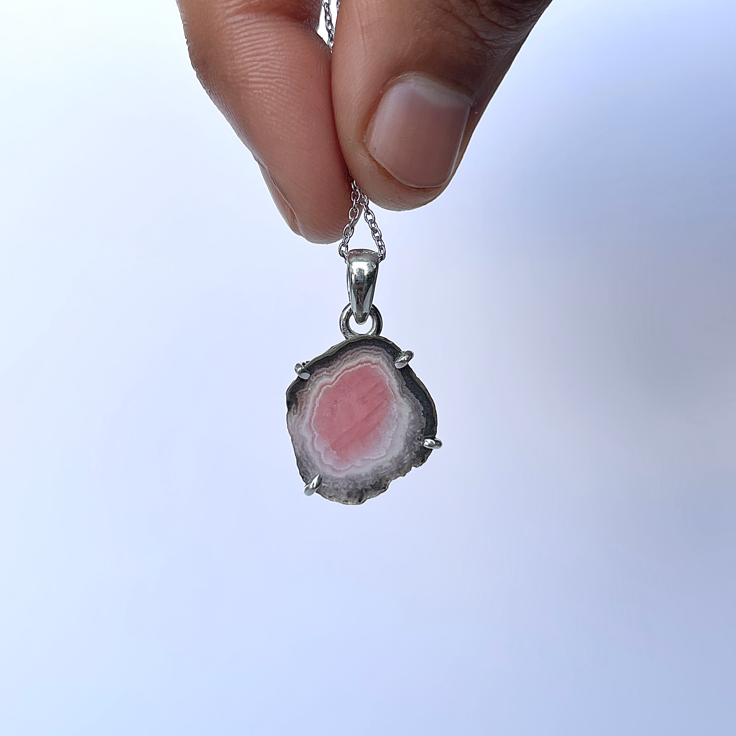Rhodochrosite Stalactite Pendant-(RDC-P-277.)