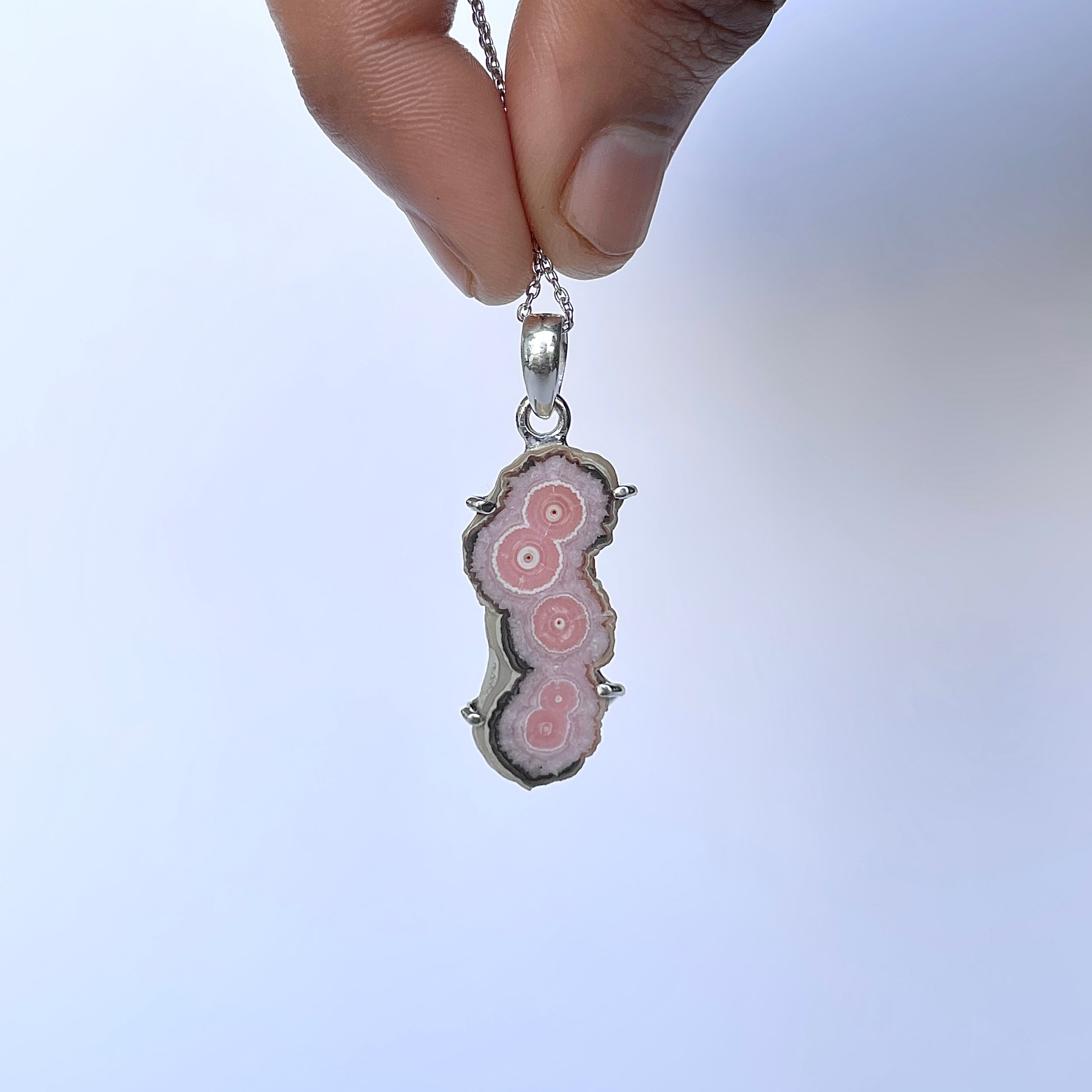 Rhodochrosite Stalactite Pendant-(RDC-P-279.)