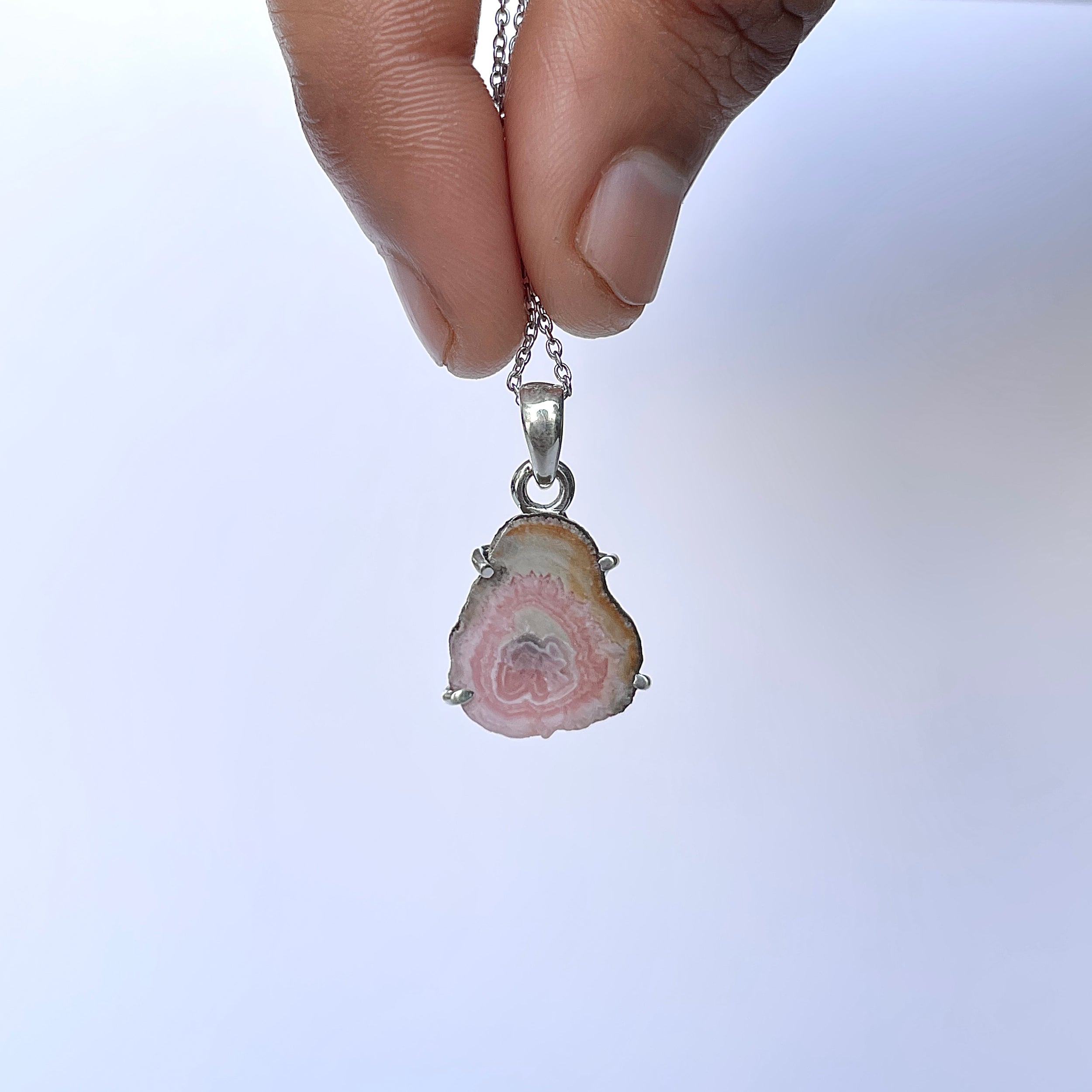 Rhodochrosite Stalactite Pendant-(RDC-P-284.)