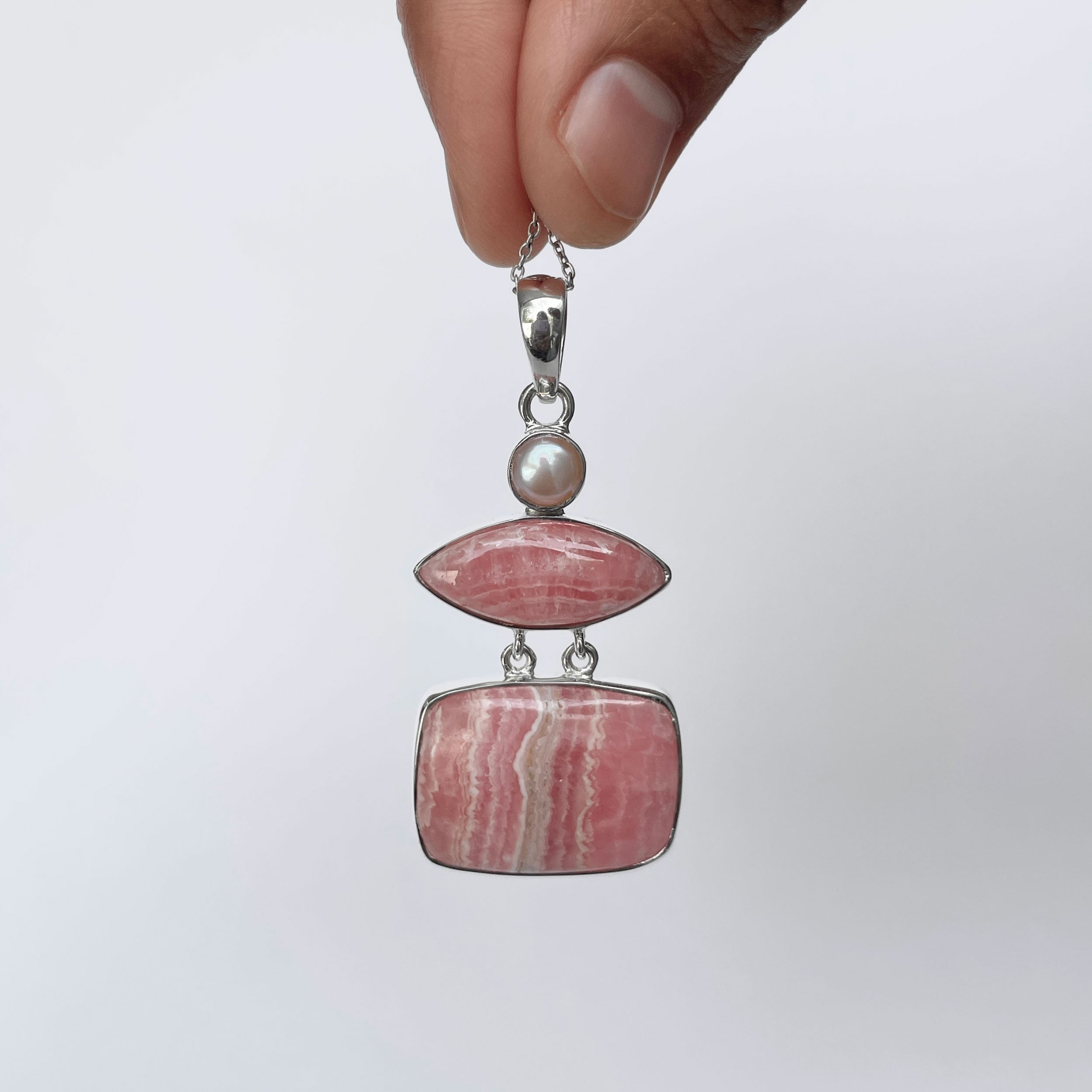 Rhodochrosite Pendant-(RDC-P-286.)