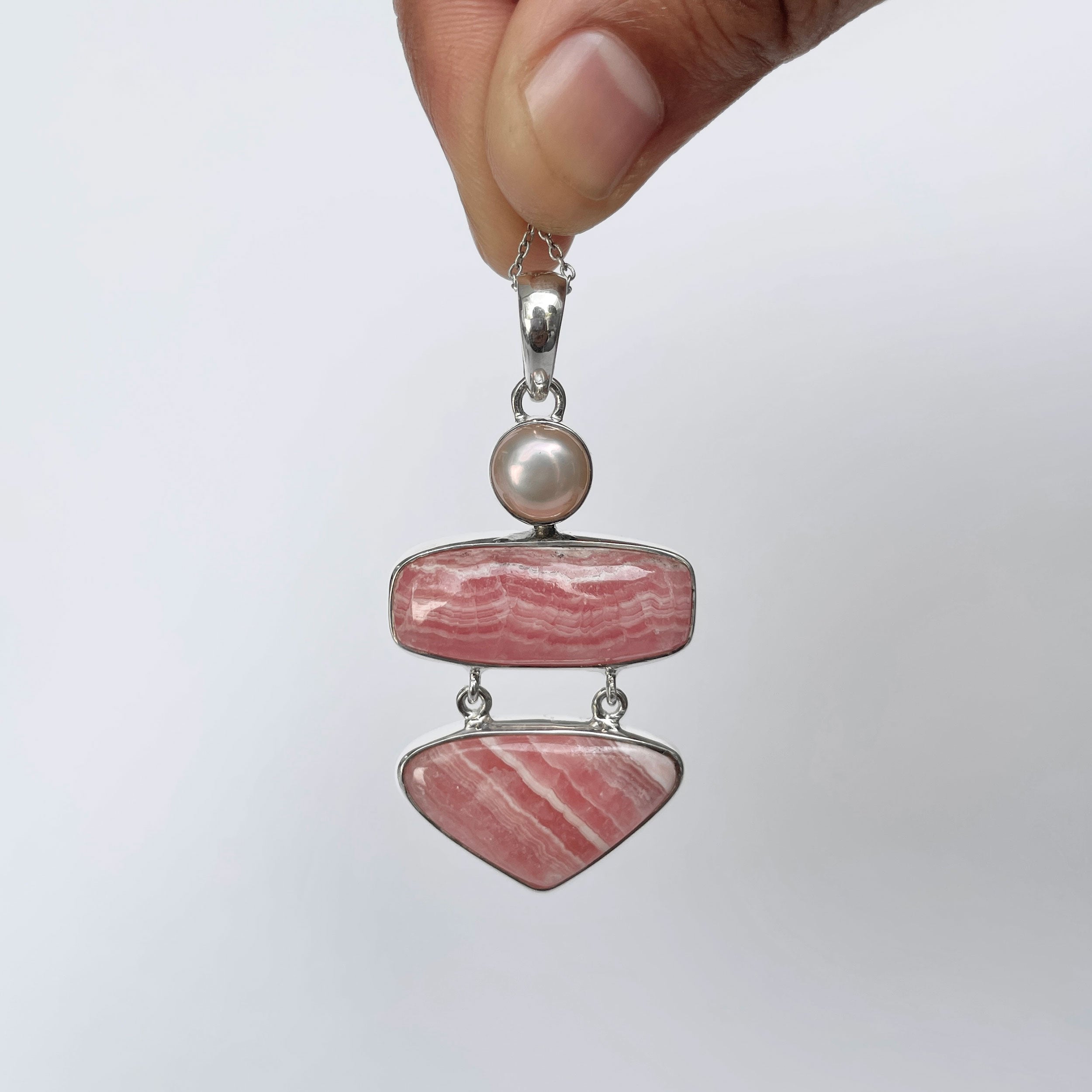 Rhodochrosite Pendant-(RDC-P-287.)