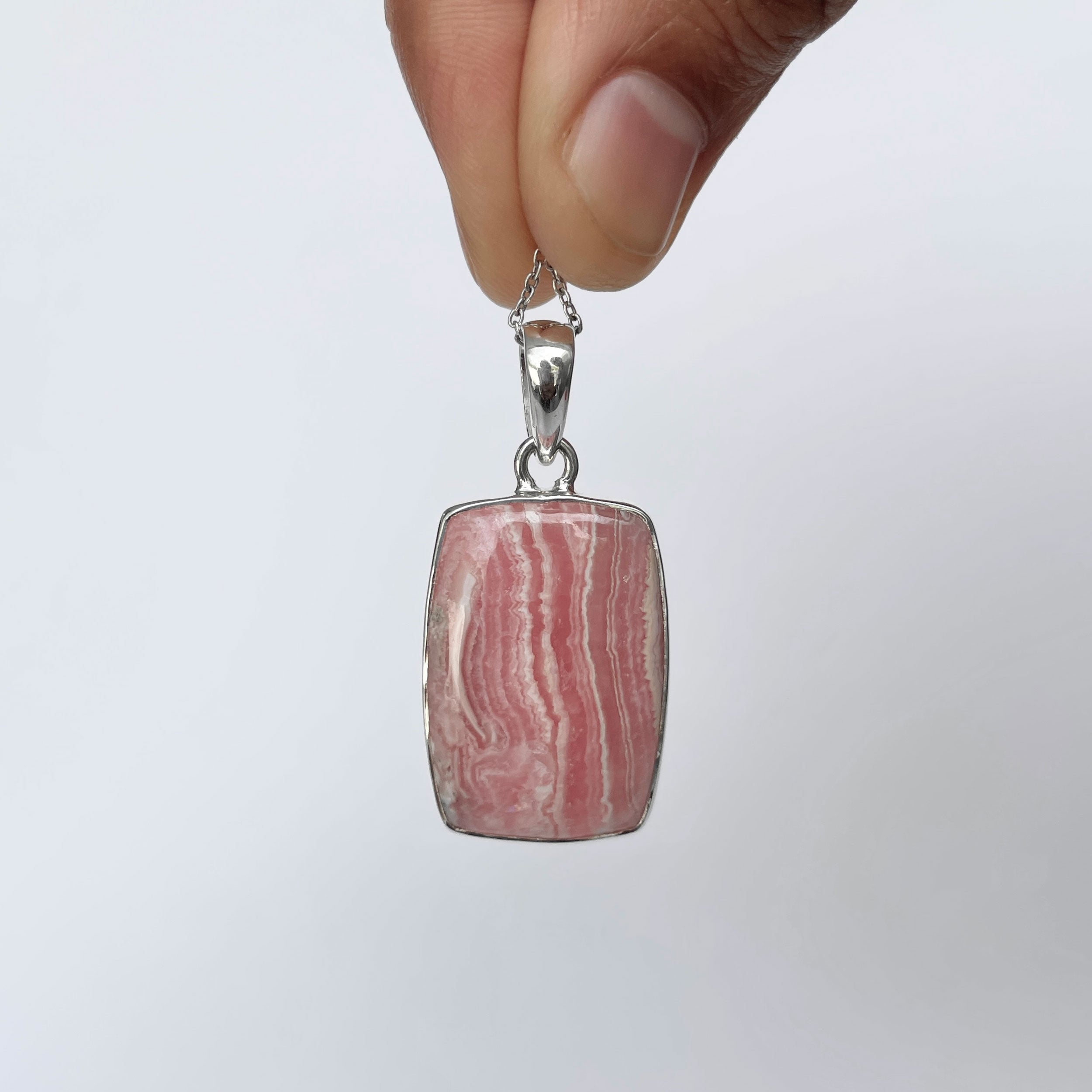 Rhodochrosite Pendant-(RDC-P-289.)