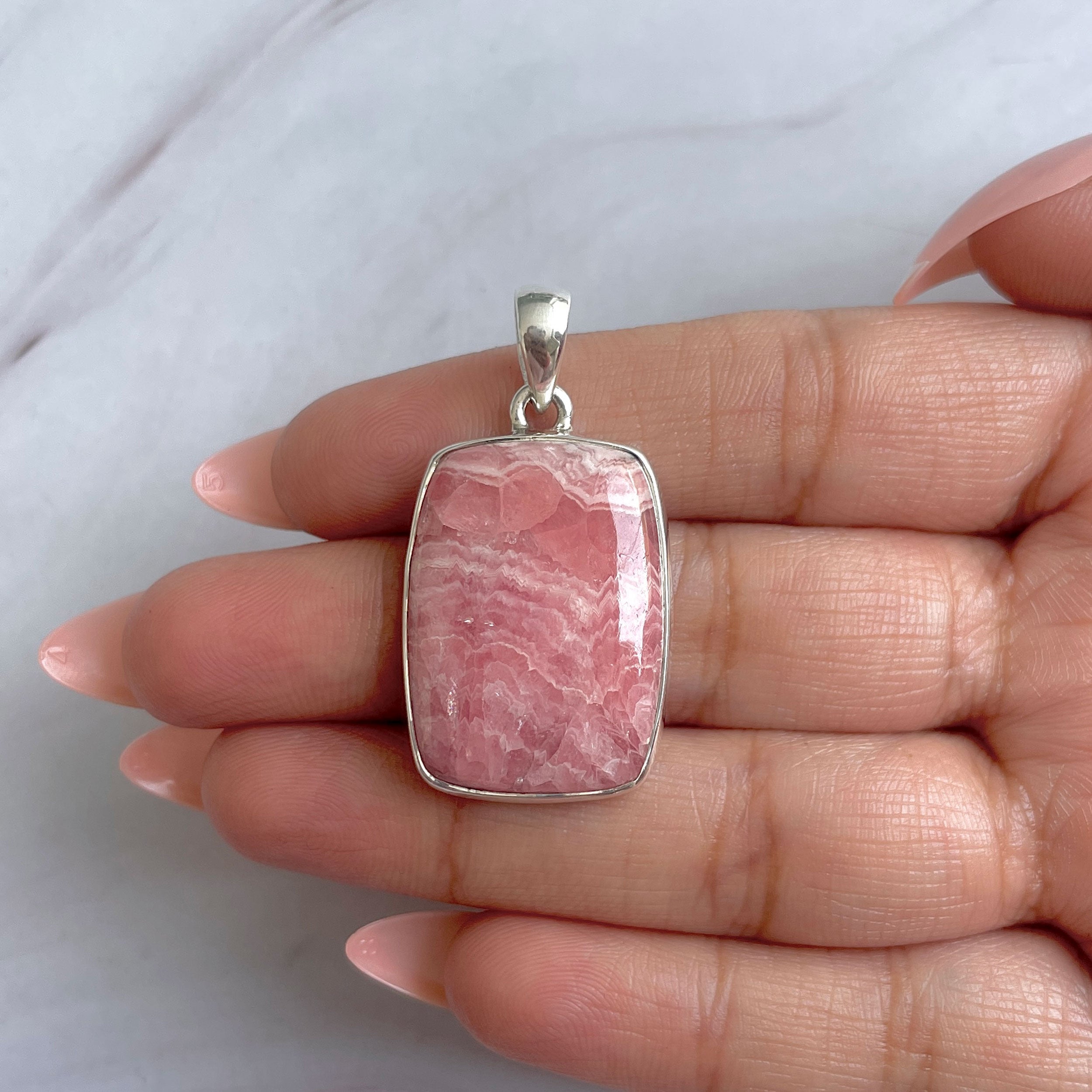 Rhodochrosite Pendant-(RDC-P-290.)