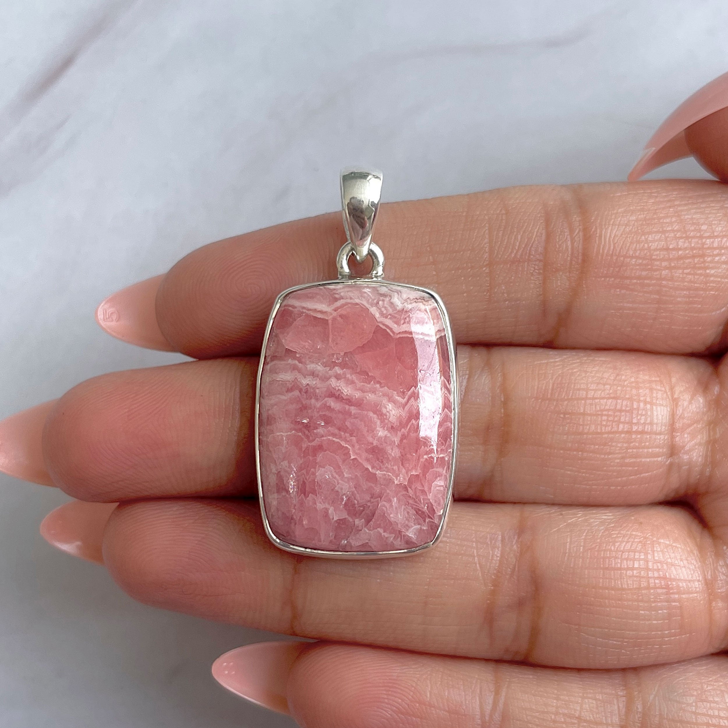 Rhodochrosite Pendant-(RDC-P-290.)