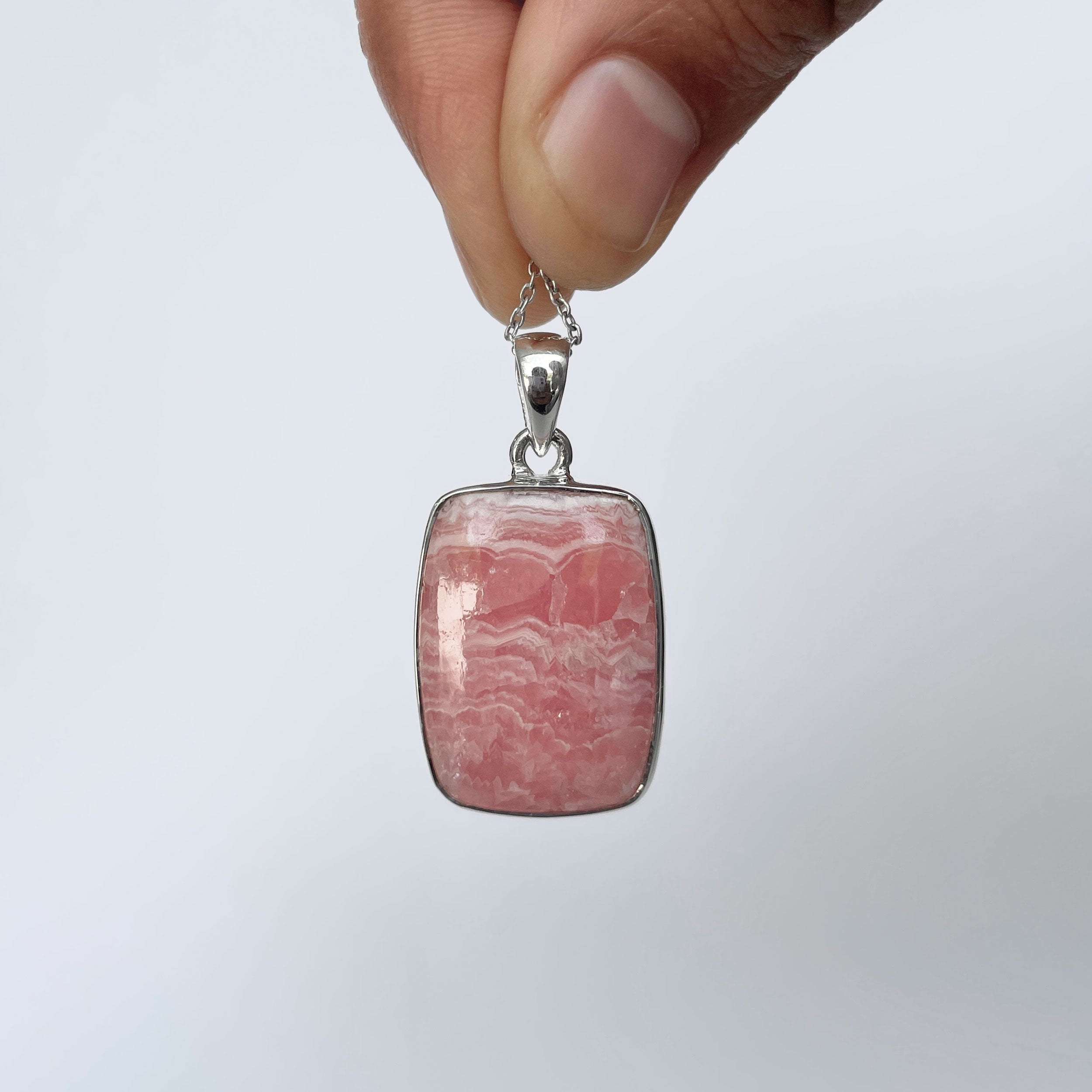 Rhodochrosite Pendant-(RDC-P-291.)
