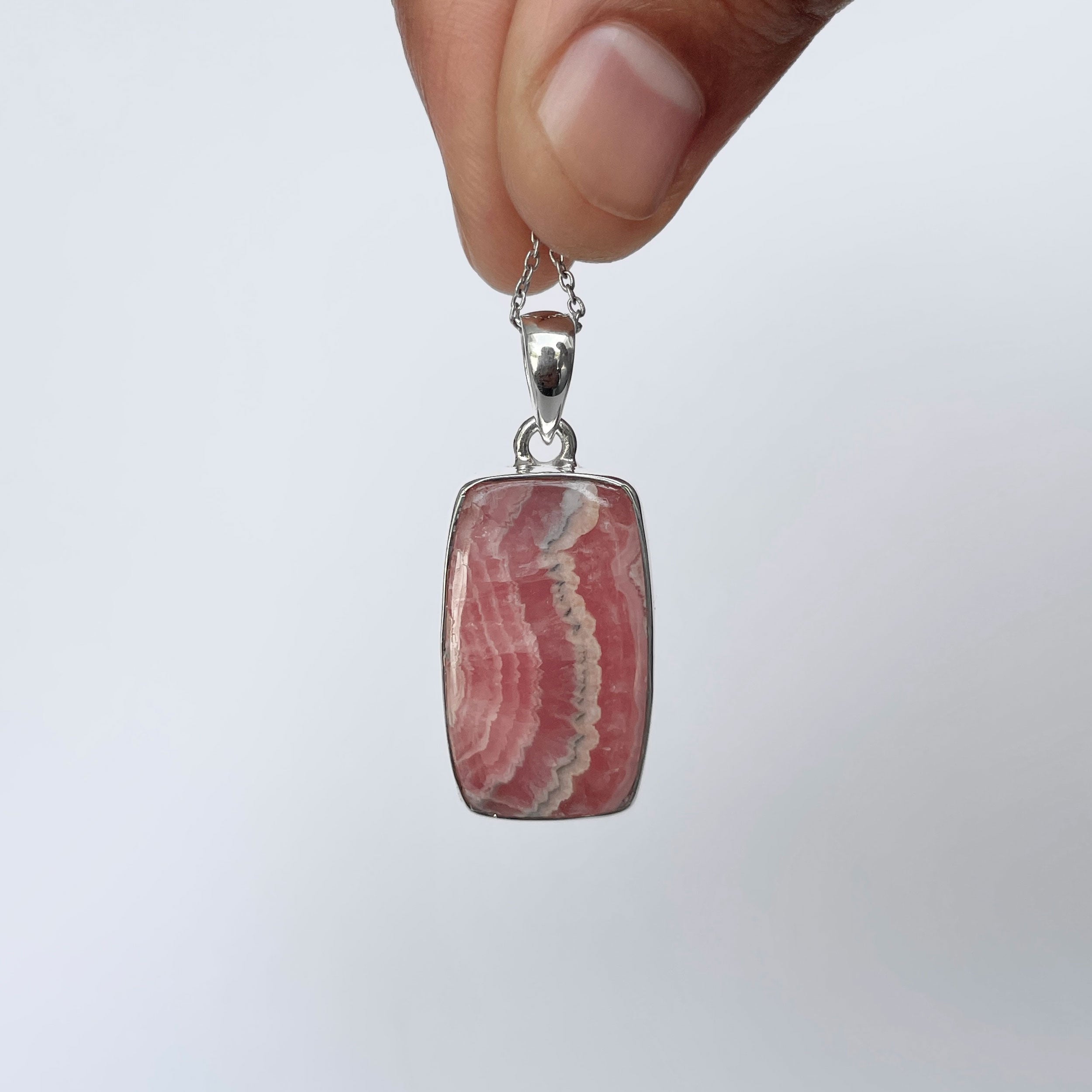 Rhodochrosite Pendant-(RDC-P-292.)