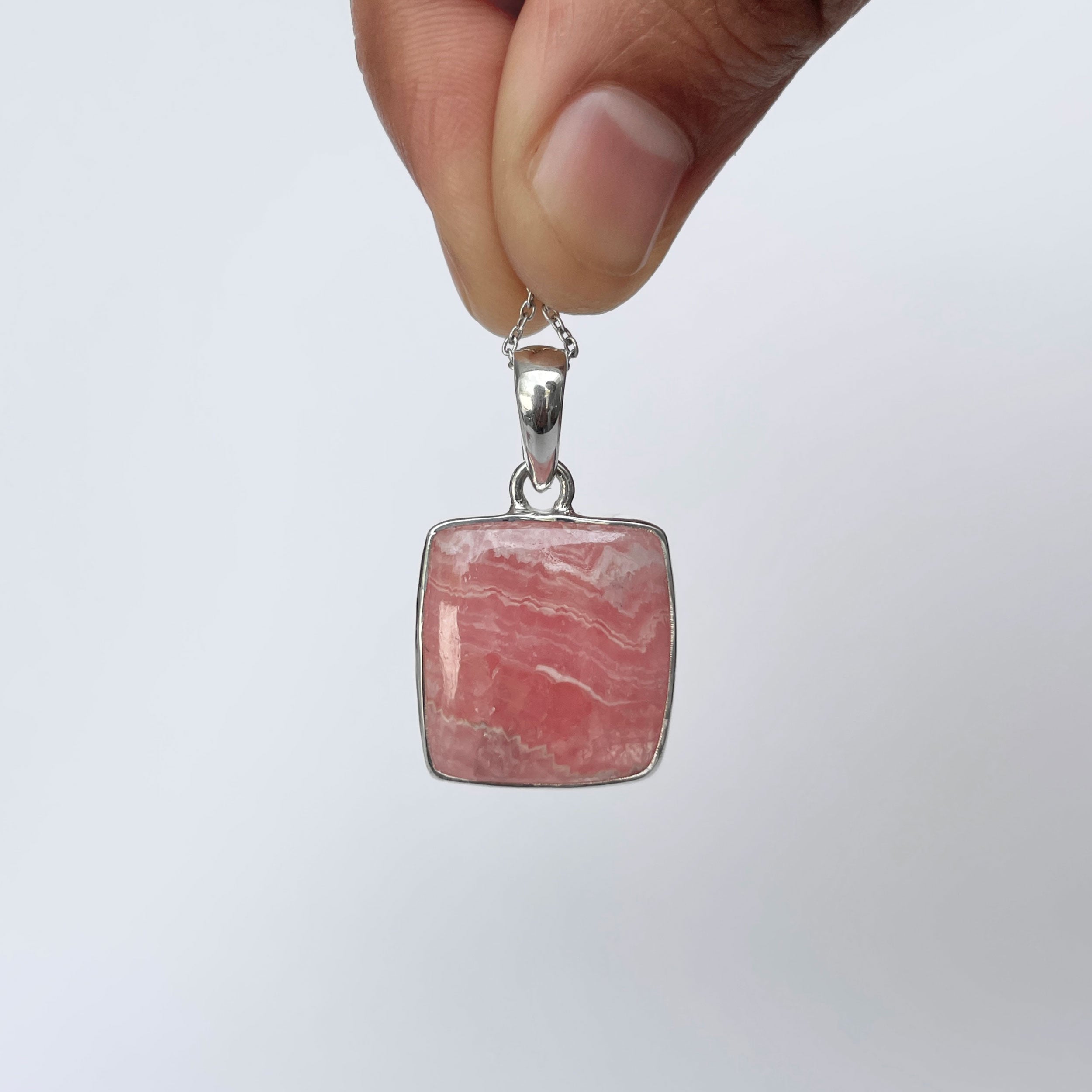 Rhodochrosite Pendant-(RDC-P-295.)