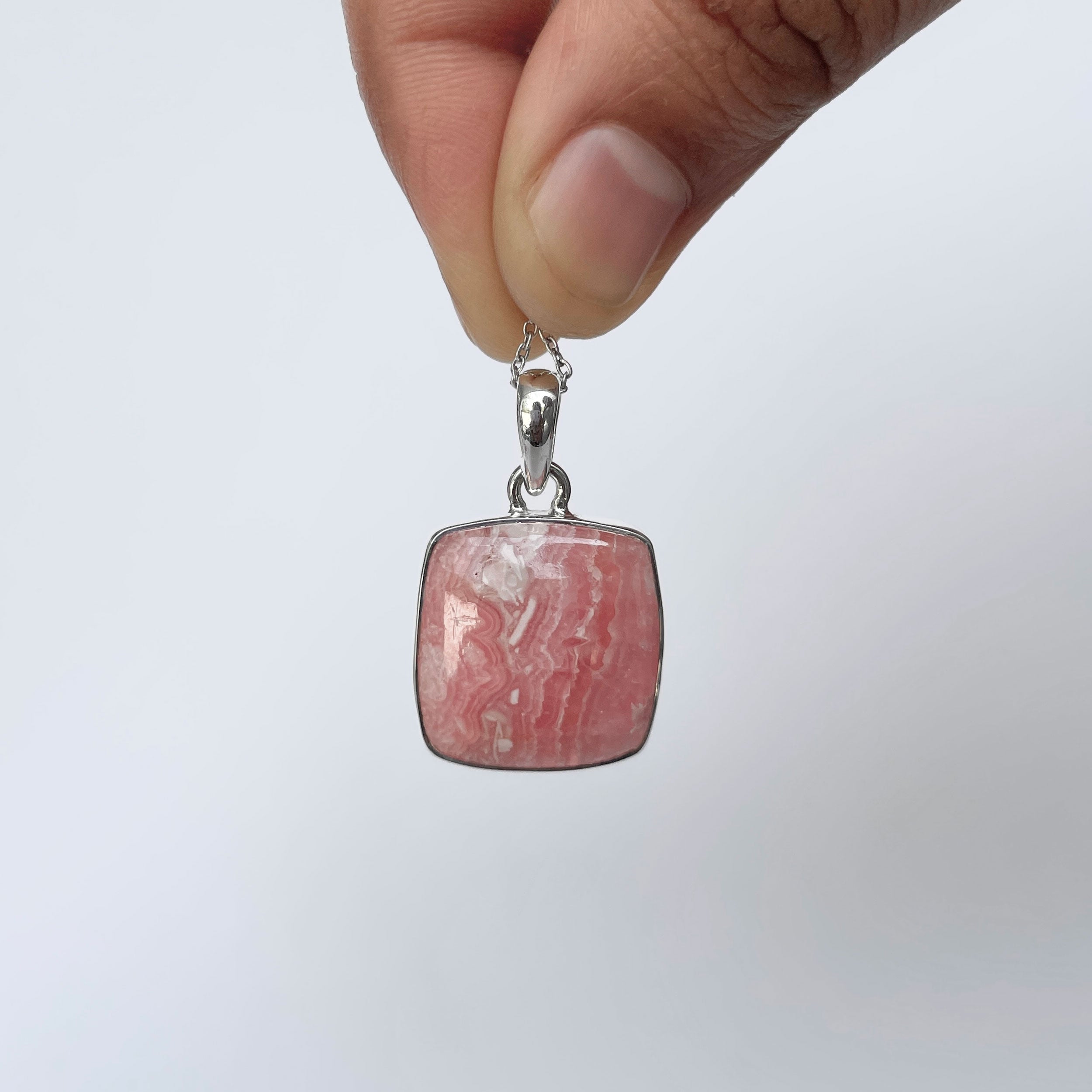 Rhodochrosite Pendant-(RDC-P-296.)